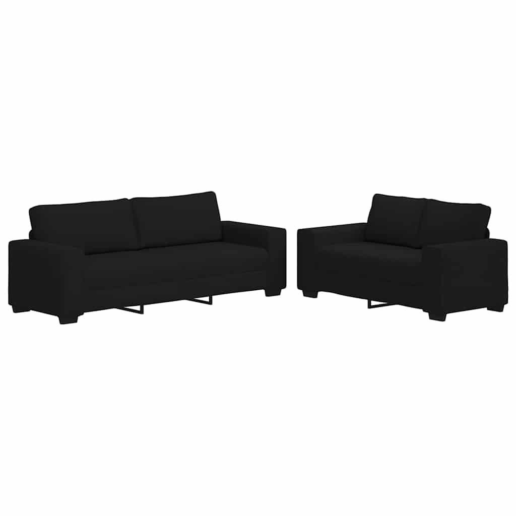 vidaXL Sofa 2-tlg. Sofagarnitur mit Kissen günstig online kaufen