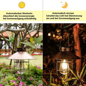 GelldG LED Solarleuchte Solarlampen für außen Garten, LED Solarleuchten Gartenleuchte Garten