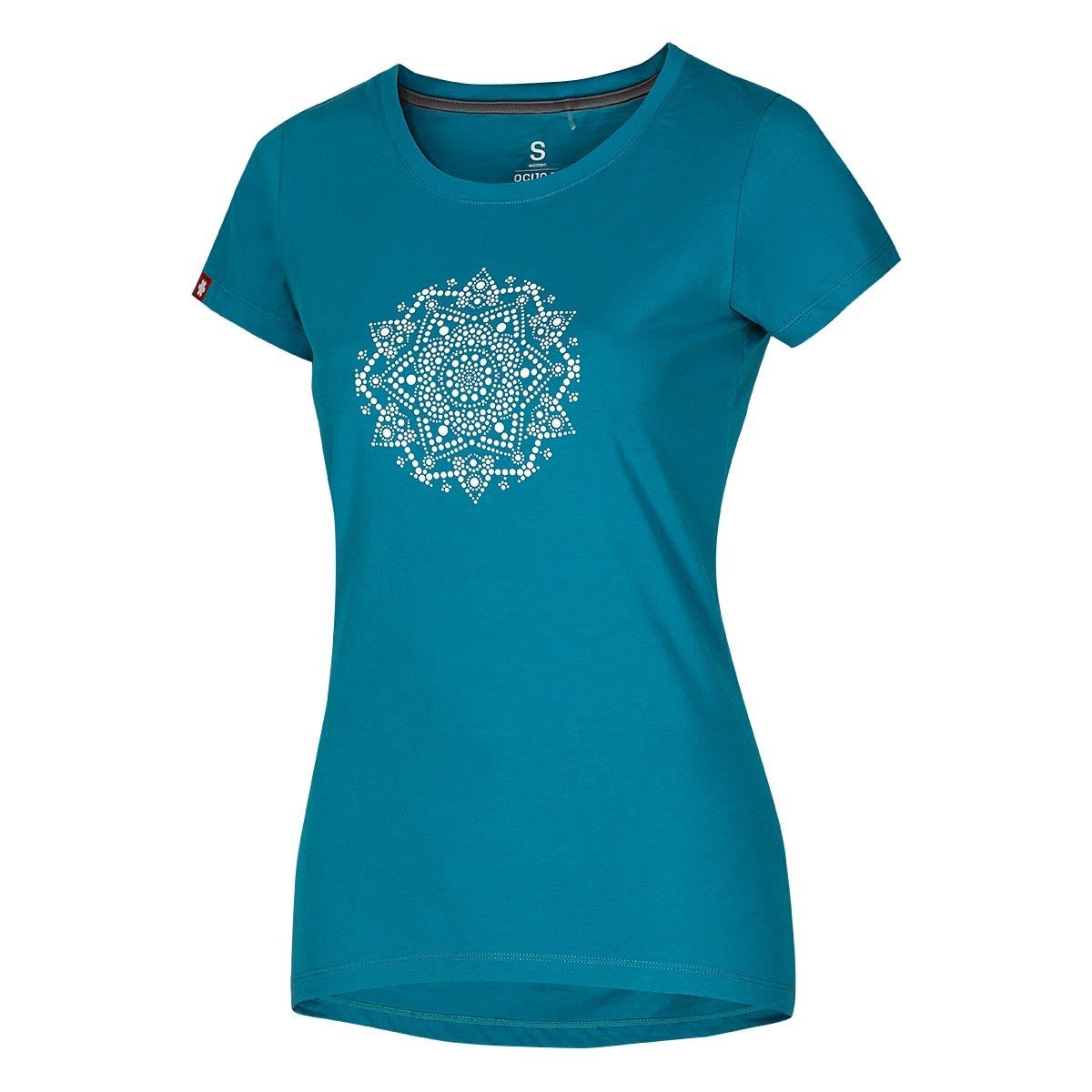 Mandala Enamel Ocun Damen T-Shirt T W Classic Kurzarm-Shirt Blue Ocun