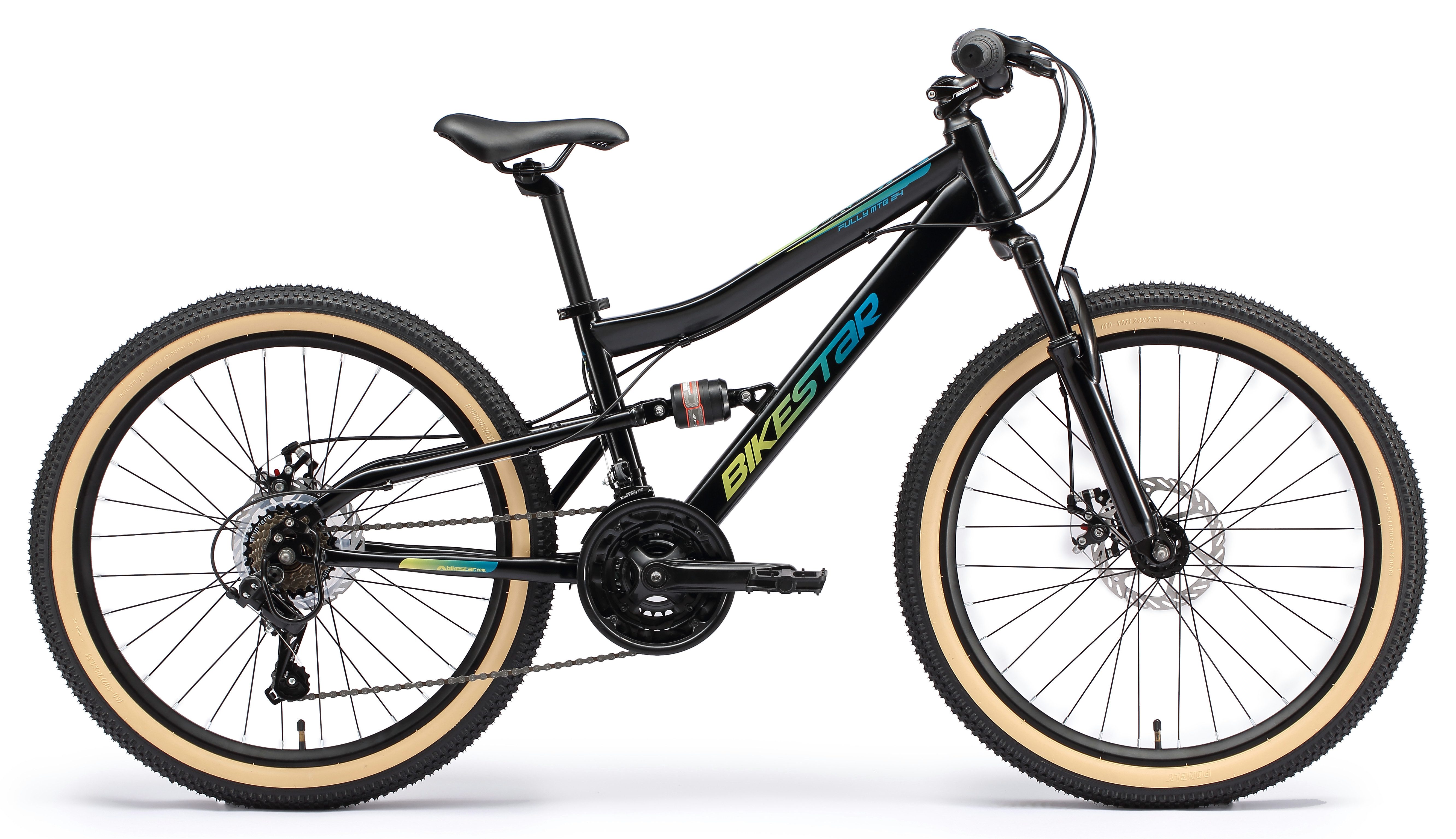 Bikestar Jugendfahrrad, 21 Gang Shimano RD-TY21 Schaltwerk, Kettenschaltung