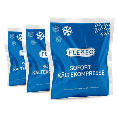 FLEXEO Kalt-Warm-Kompresse Sofort Kältekompresse, 10-tlg., Kühlakku Kühlpad 15x17cm