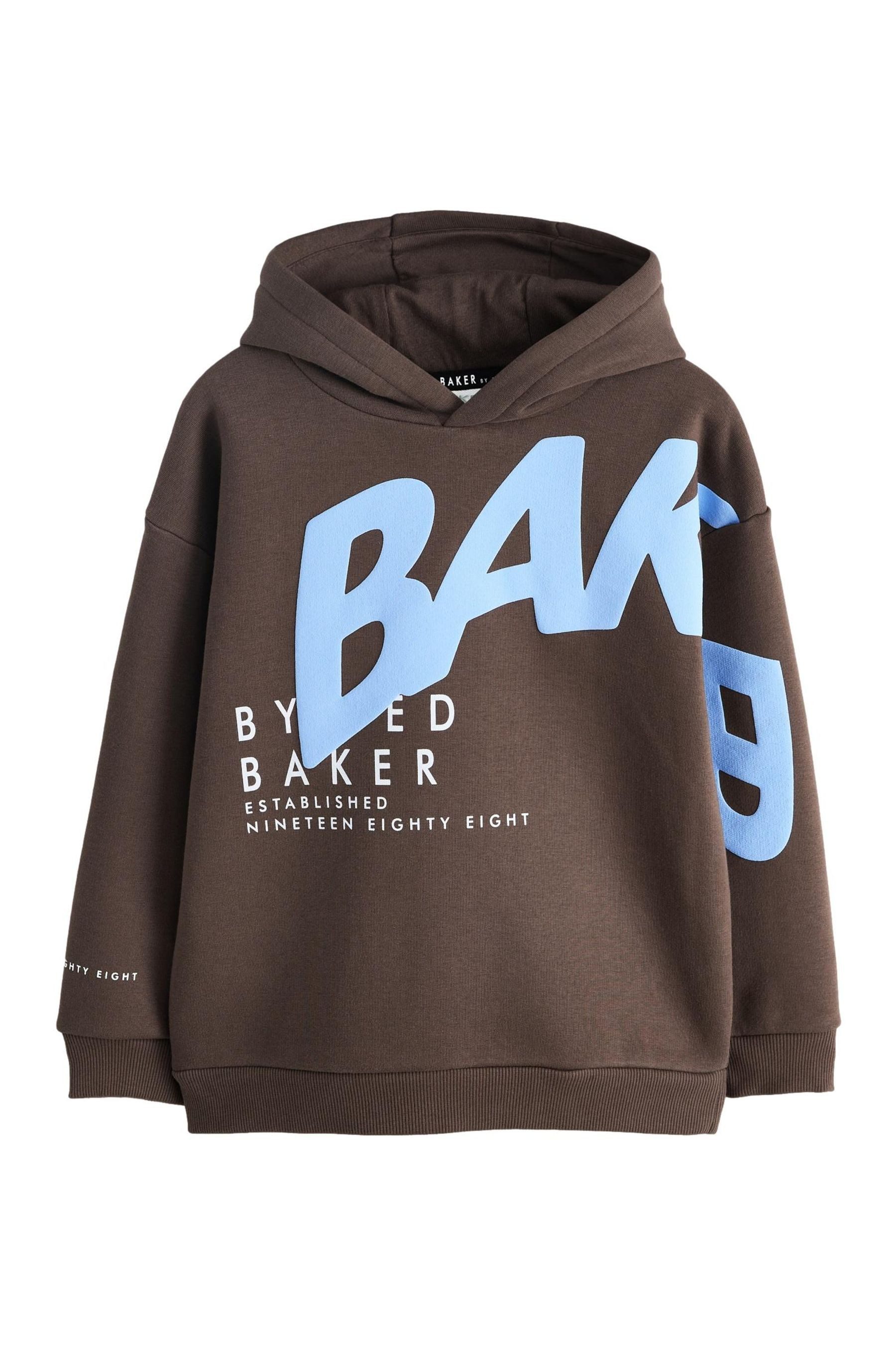 Kapuzenpullover Baker by Ted Baker Oversized Fit Hoodie mit Grafik