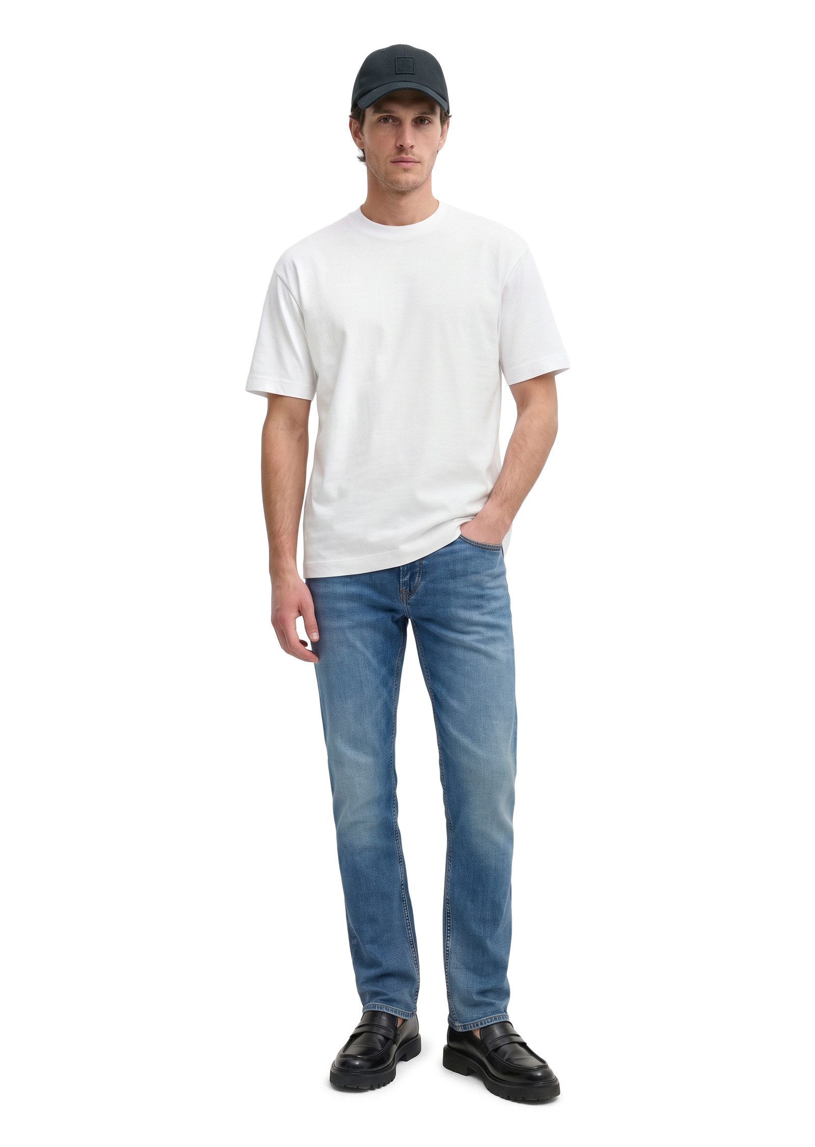Marc O'Polo T-Shirt aus schwerem Bio-Baumwoll-Jersey – Bild 5 von 5