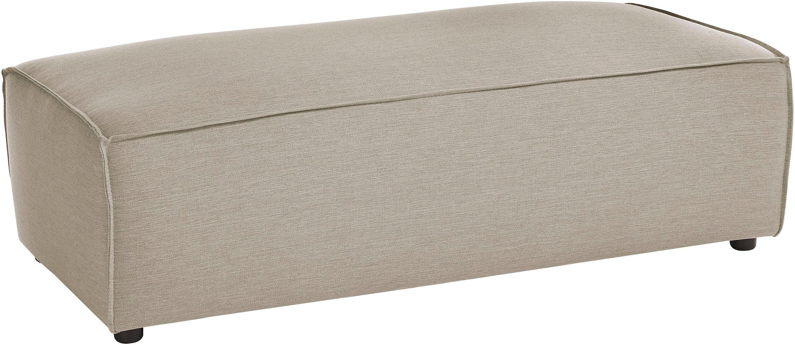 Home affaire Hocker NEU: SHERWOOD XXL, Polsterhocker, Cord, Webstoff, recht günstig online kaufen