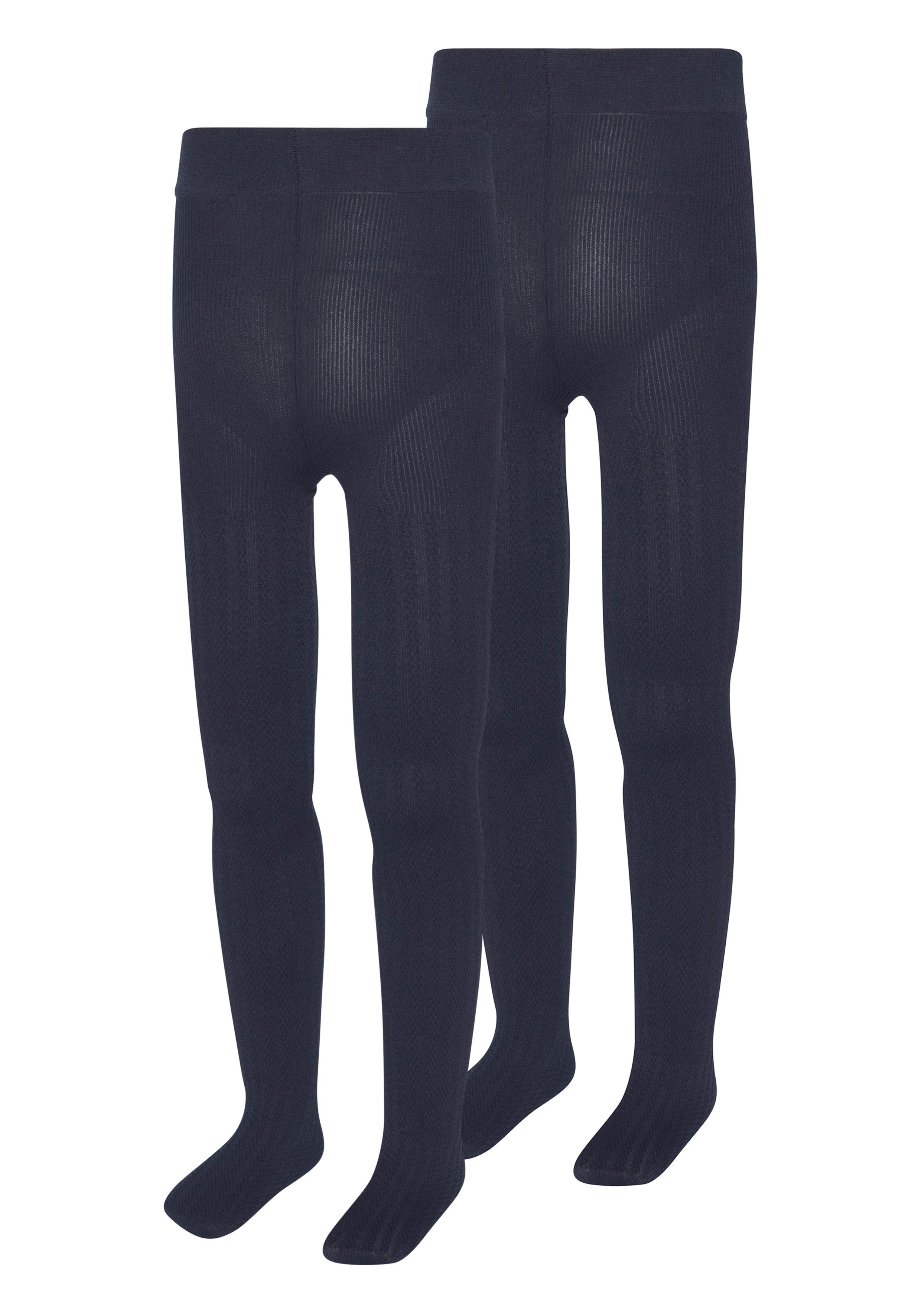 H.I.S Feinstrumpfhose für Mädchen 20 DEN (Packung 2 St. Gr. 92/98 bis 140/146) mit geripptem Muster – Bild 5 von 5