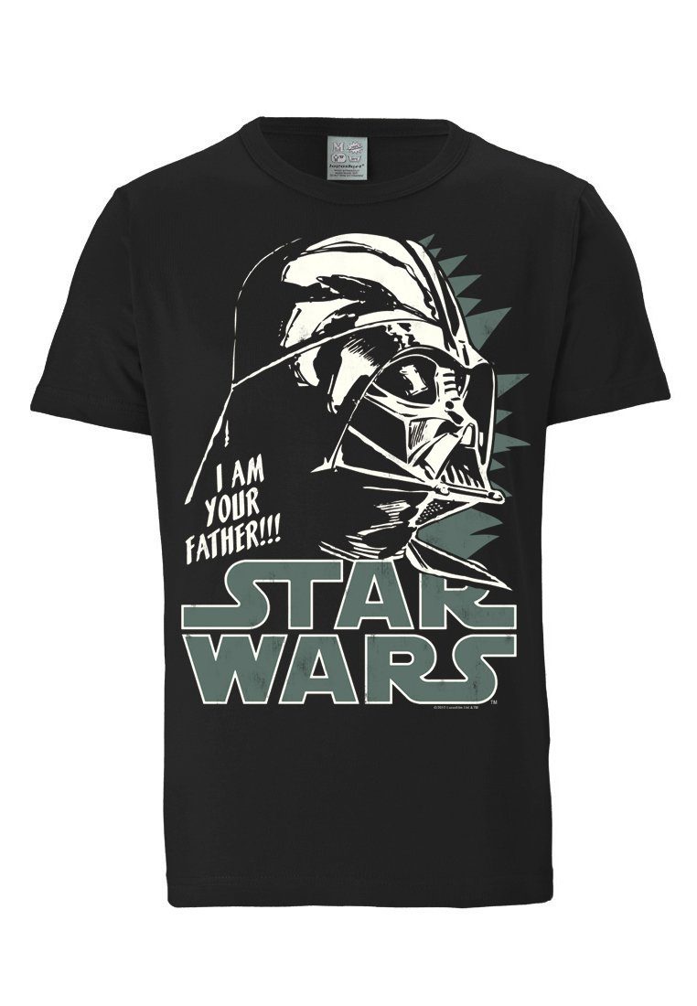 T-Shirt - der Sterne Krieg Wars-Aufdruck Vader Darth LOGOSHIRT Star mit