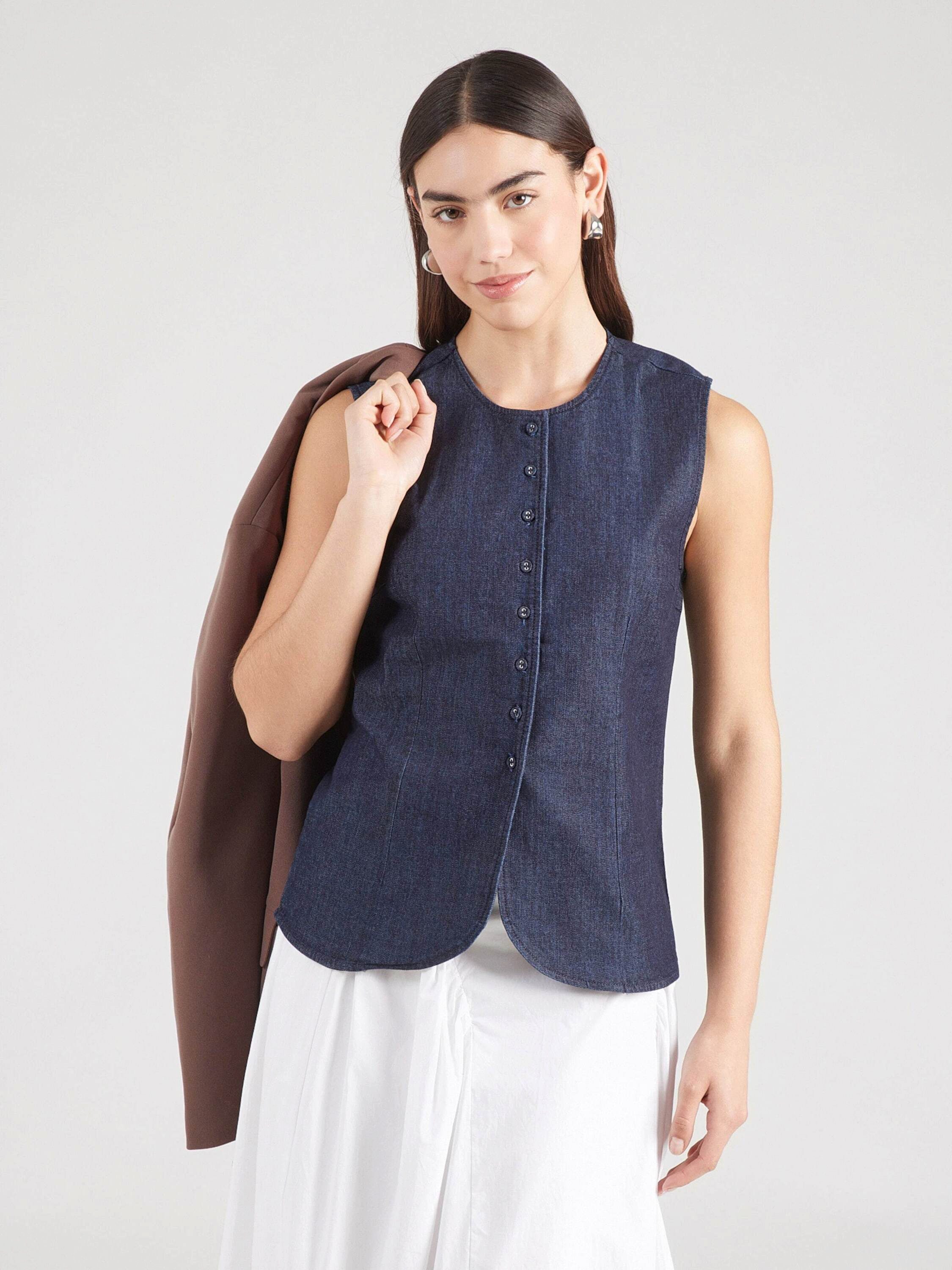 ONLY Jeansweste ONLASHBY (1-tlg) Plain/ohne Details