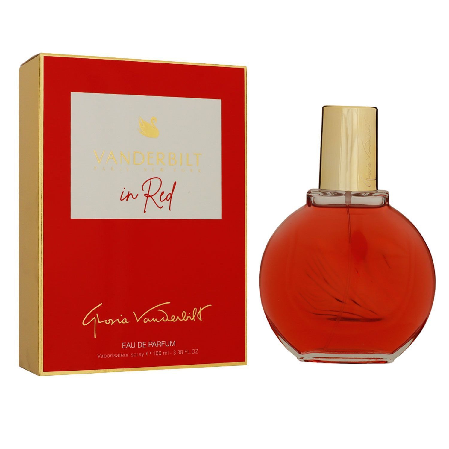 Gloria Vanderbilt Eau de Parfum Vanderbilt In Red, Glasflakon, Parfüm EDP, Damenduft