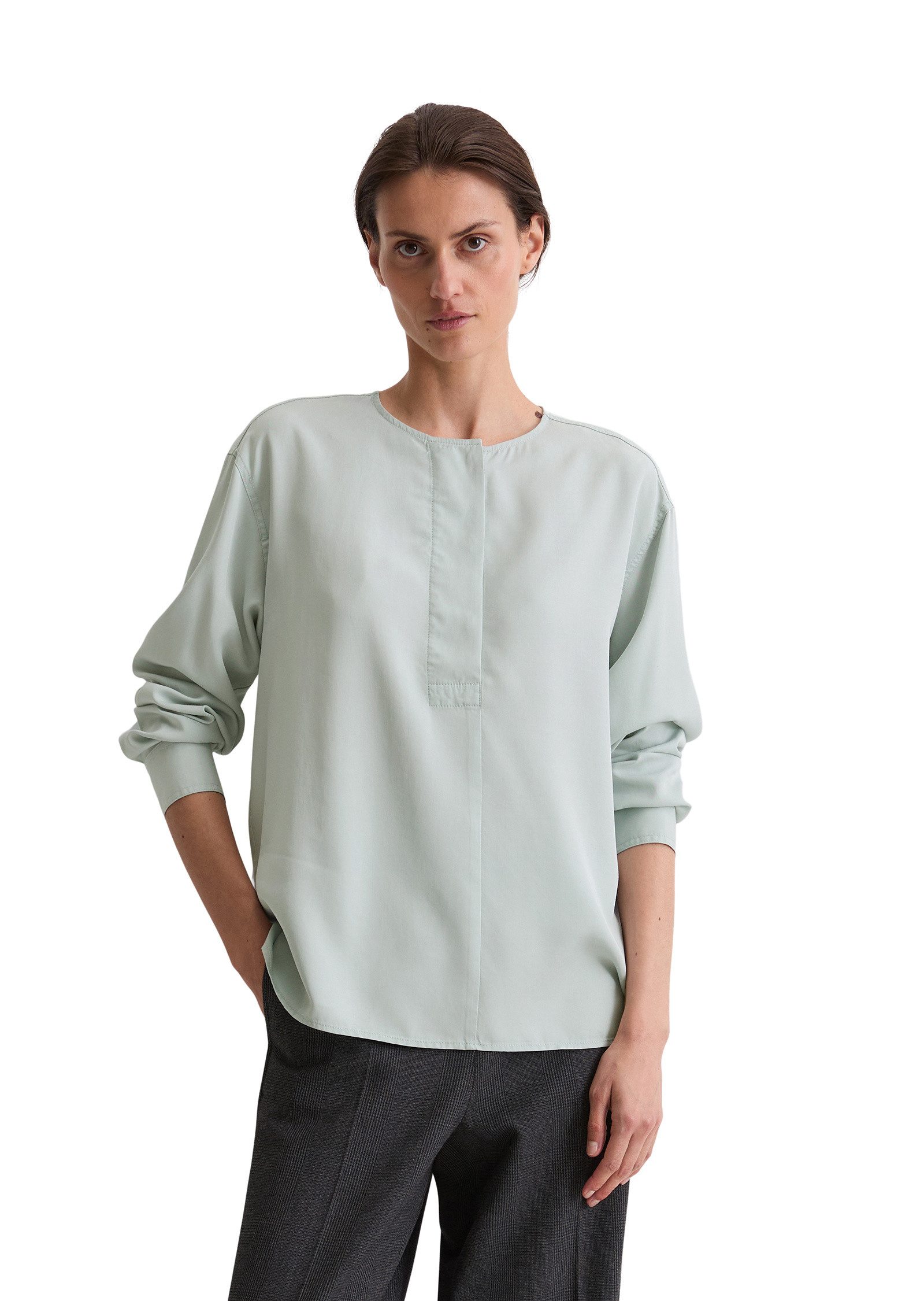 Marc O'Polo Langarmbluse aus TENCEL™ Lyocell