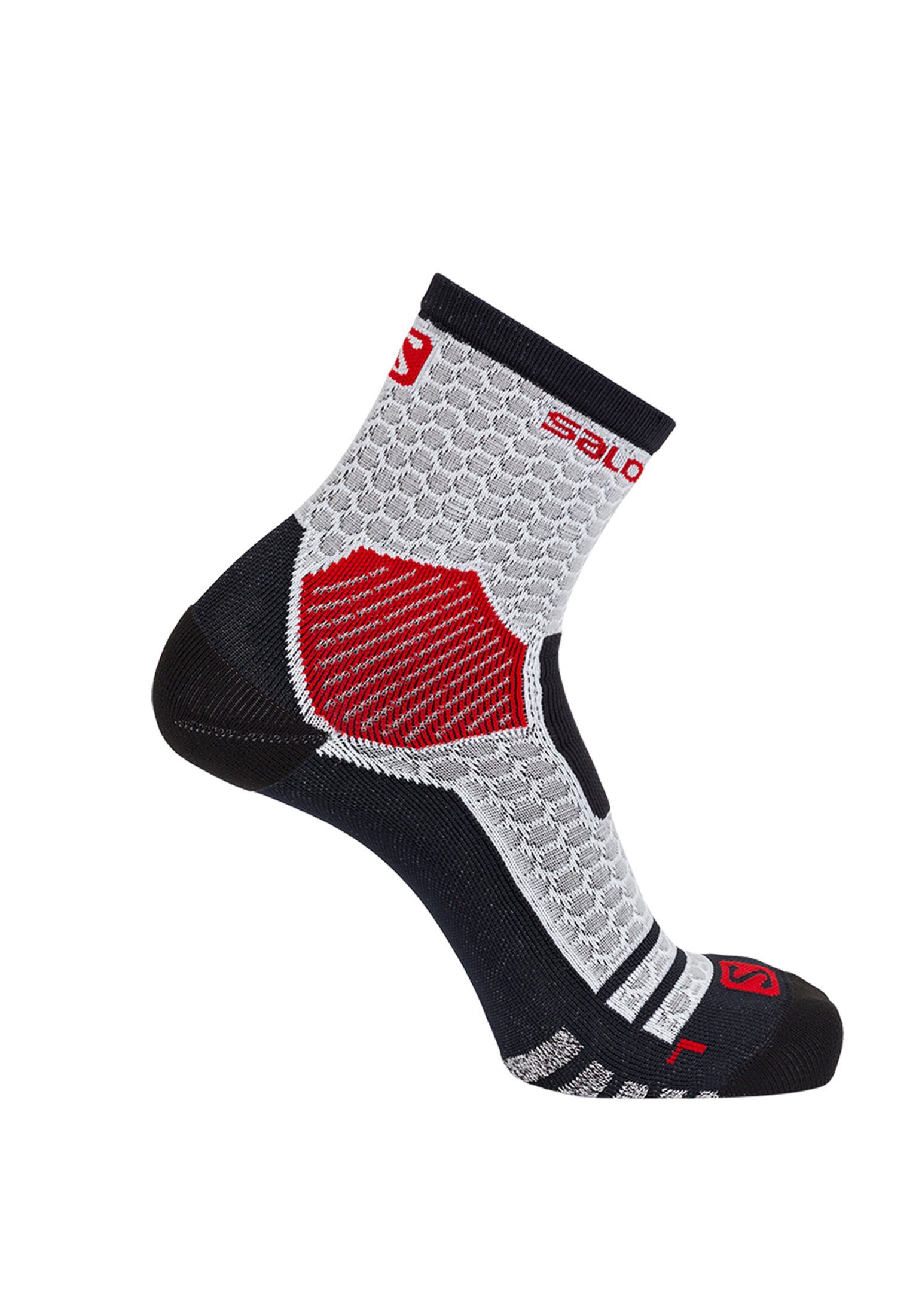 Red 1er Laufsocken Salomon Laufsocken Pack White/Racing