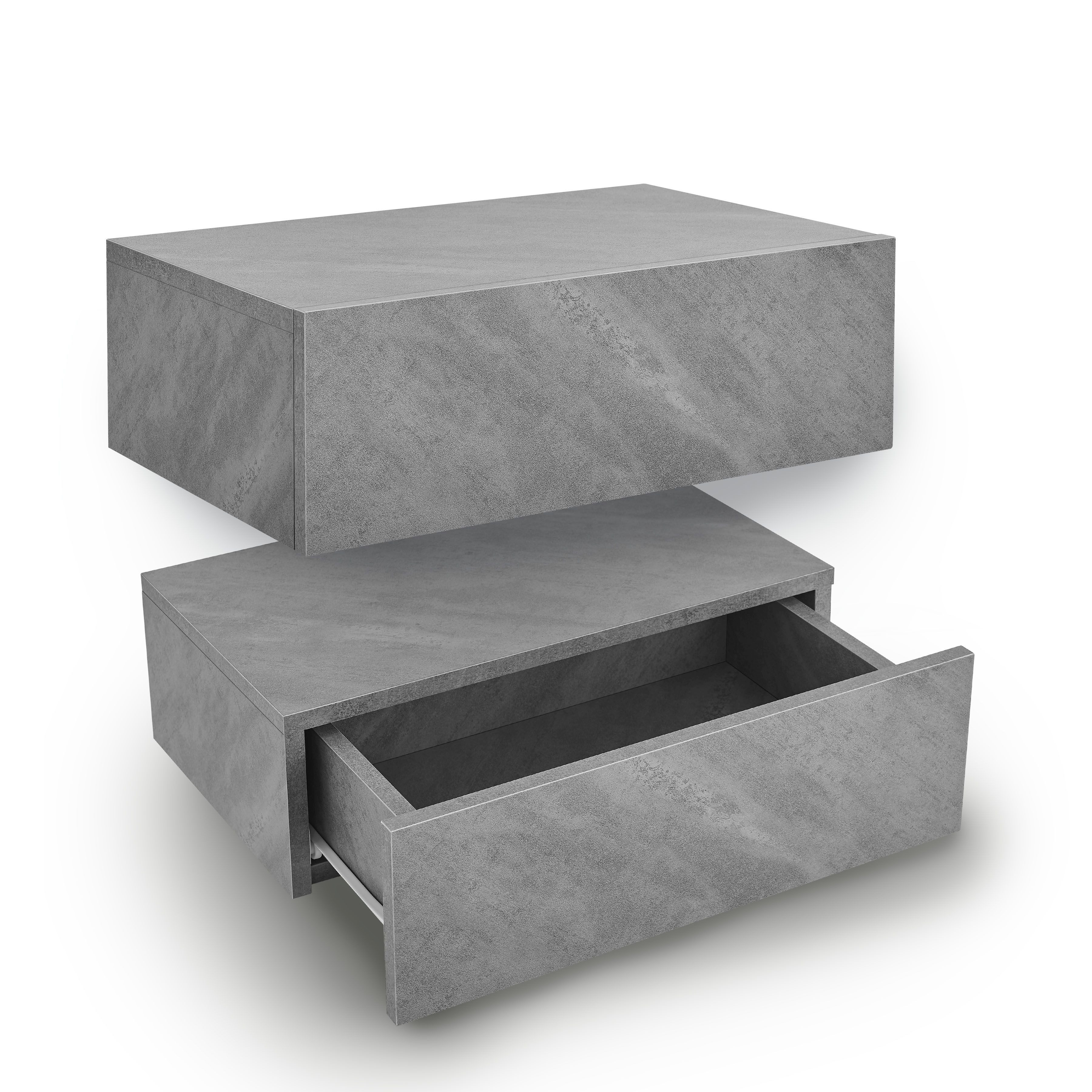 Juskys Wandregal, 1 Schublade pro Regal, günstig online kaufen