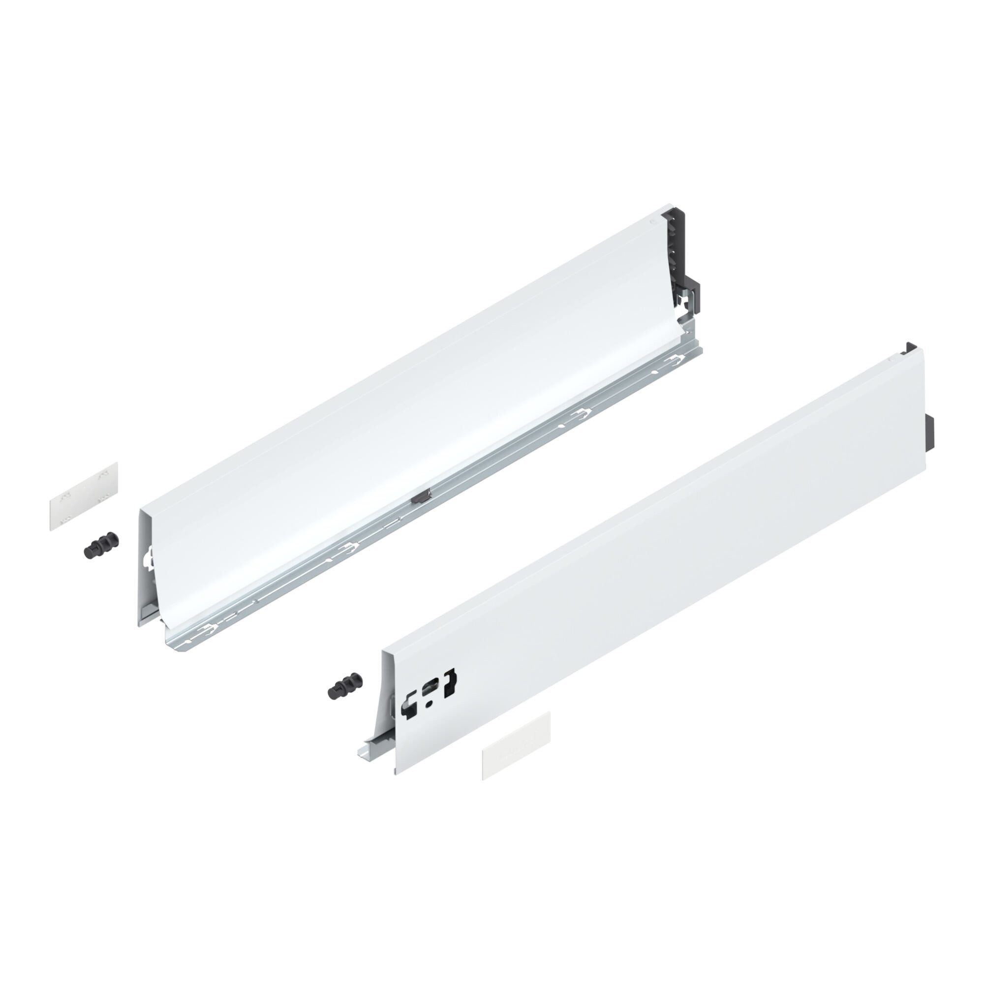 blum Teleskop-Vollauszug Blum TANDEMBOX Zarge, Höhe K 115 mm, NL 600 mm, links/rechts, für TAND