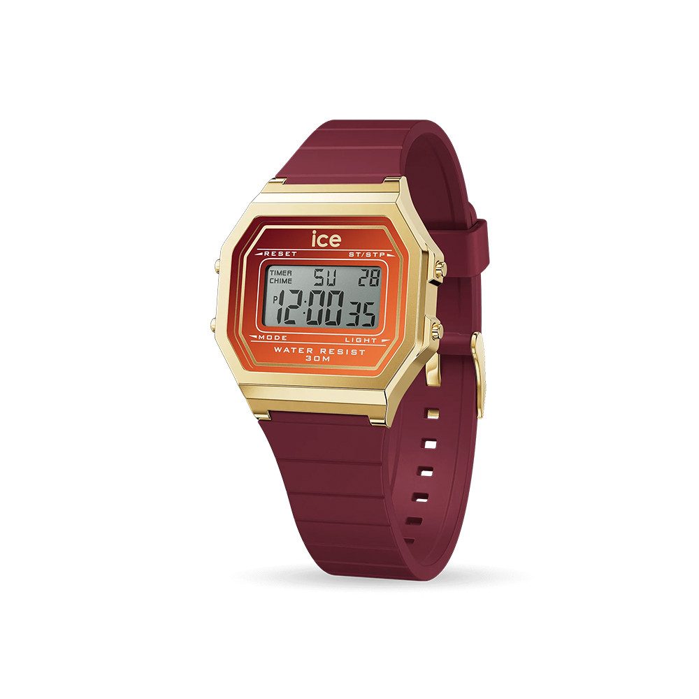 Digitaluhr Ice-Watch Ice Digit Retro Ruby Ember (S) 023312
