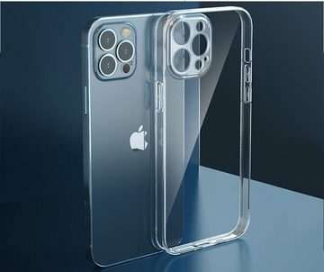 OLi Handyhülle Transparente Silikon Hülle für iPhone 13 Mini 5.4 mit Kamera Schutz 5.4 Zoll, Stoßfest Cover Case Clear