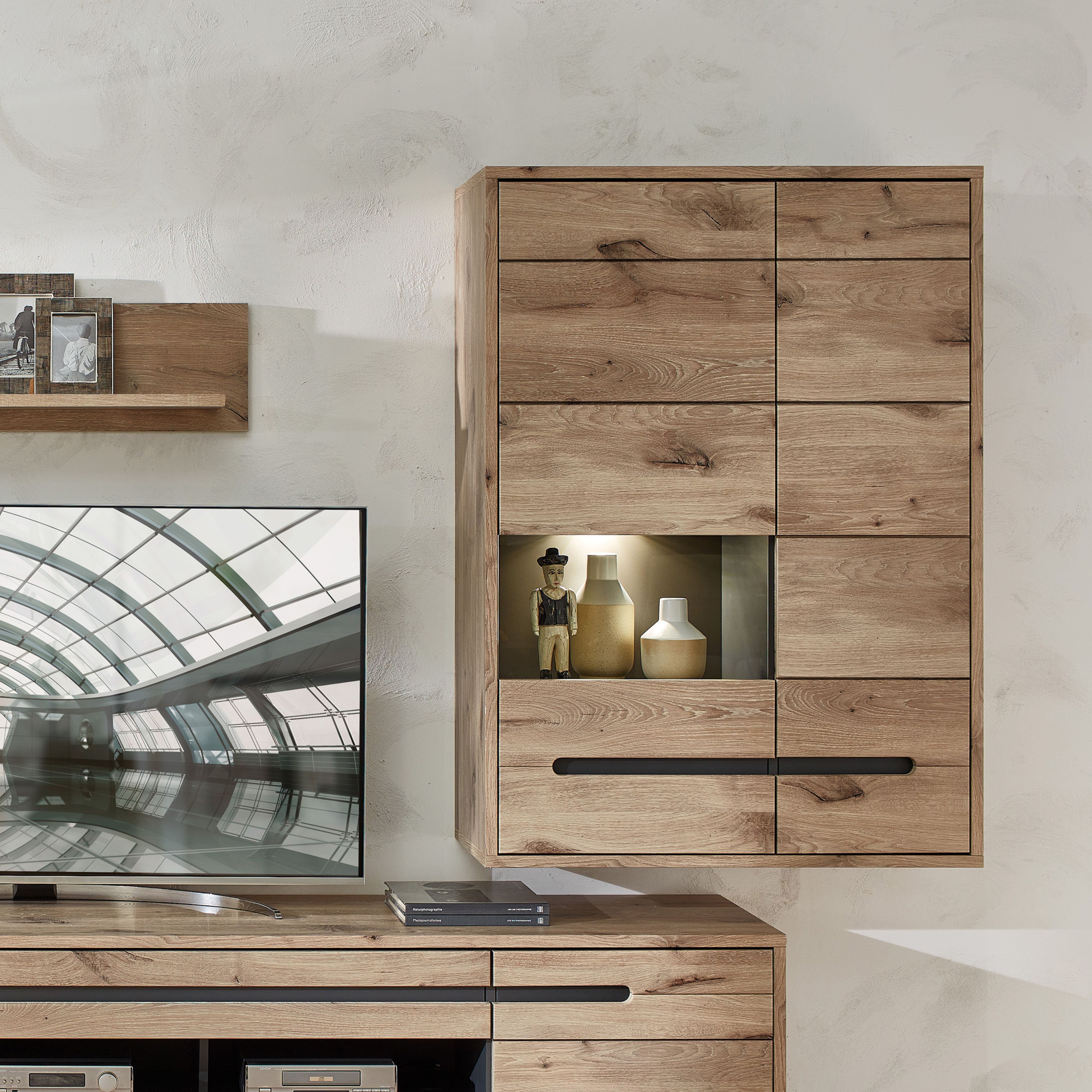 Innostyle Vitrine BELLANO Viking Oak Nature
