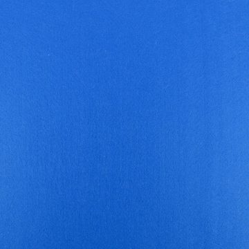 SCHÖNER LEBEN. Stoff Kreativstoff Filz Meterware 3mm Stärke einfarbig blau 90cm Breite