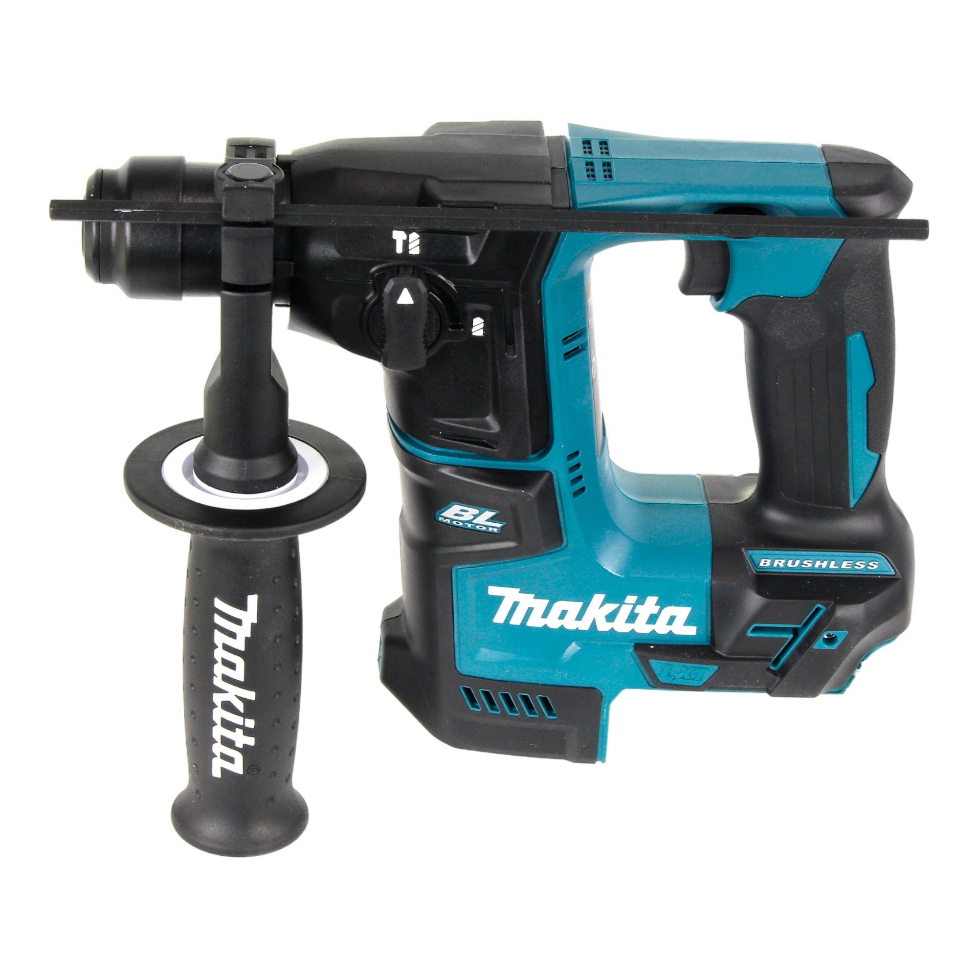 Makita Akku-Bohrhammer DHR 171 ZX3 Akku Bohrhammer 18 V 1,2 J SDS-Plus Brushless + 65 tlg