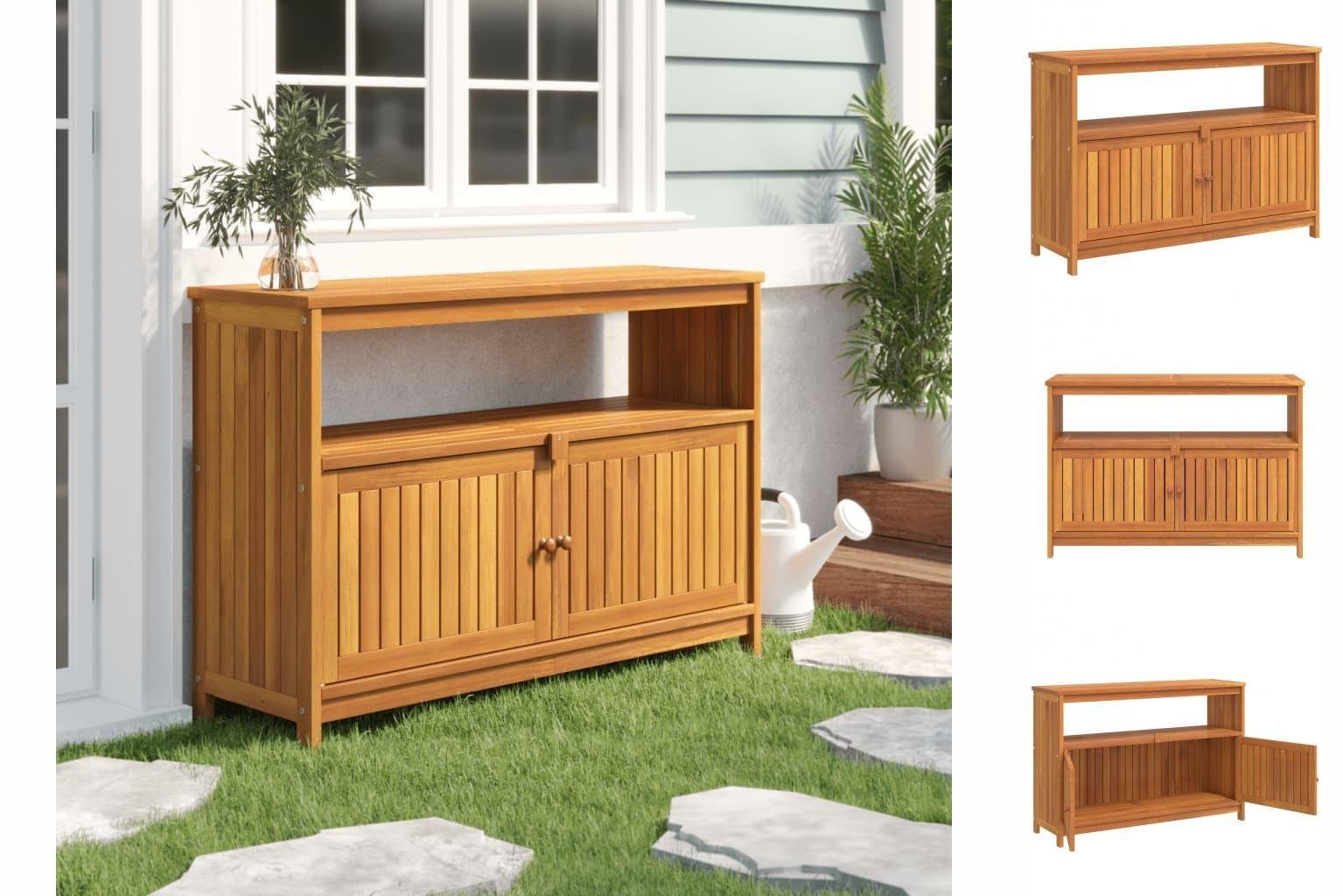 vidaXL Gartentisch GartenKonsolentisch 110x35x75 cm Massivholz Akazie