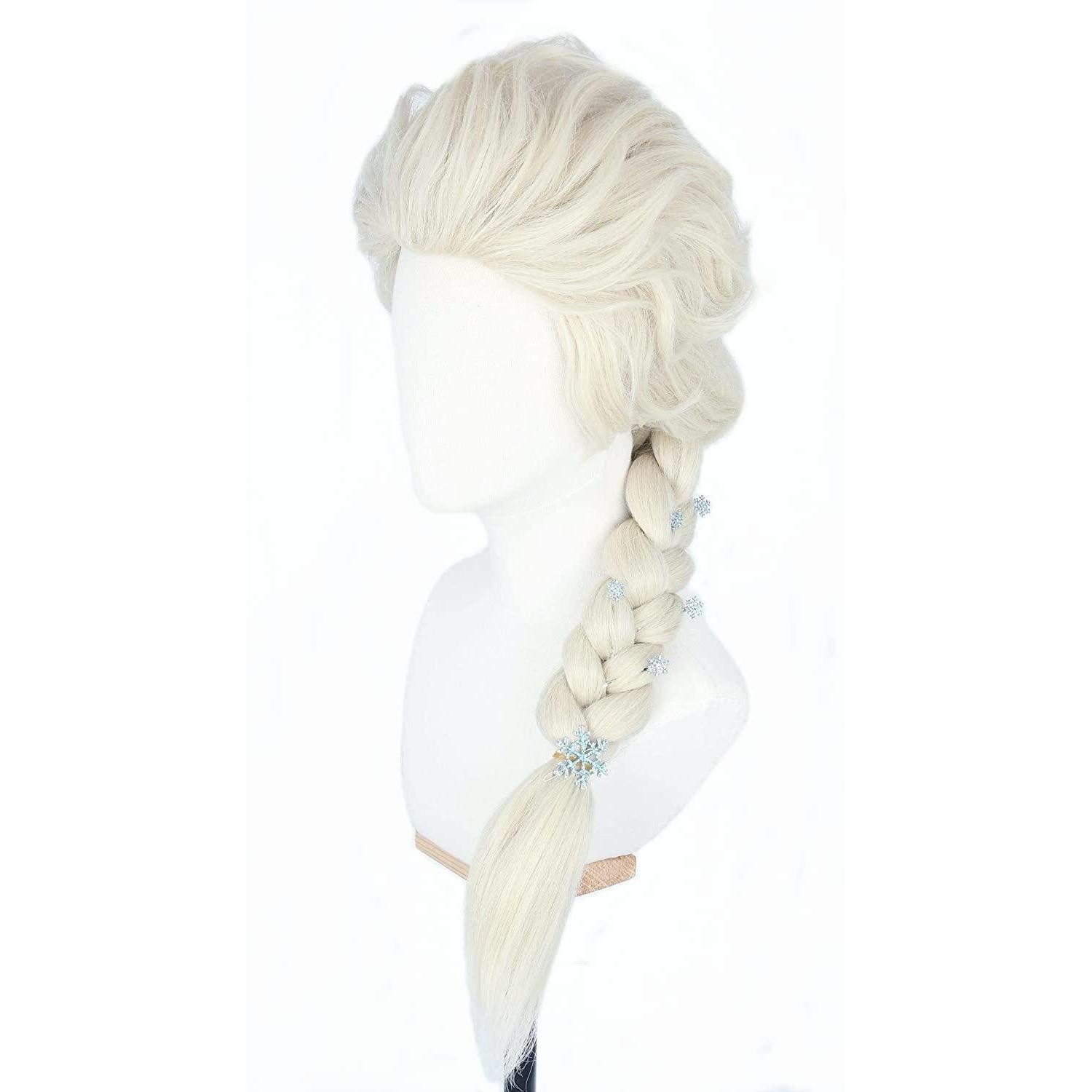LuxusKollektion Kostüm-Perücke Perücke blond Zöpfe Cosplay Prinzessin Damen Halloween Blondine