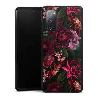DeinDesign Handyhülle Rose Blumen Blume Dark Red and Pink Flowers, Samsung Galaxy S20 FE 5G Silikon Hülle Bumper Case Handy Schutzhülle
