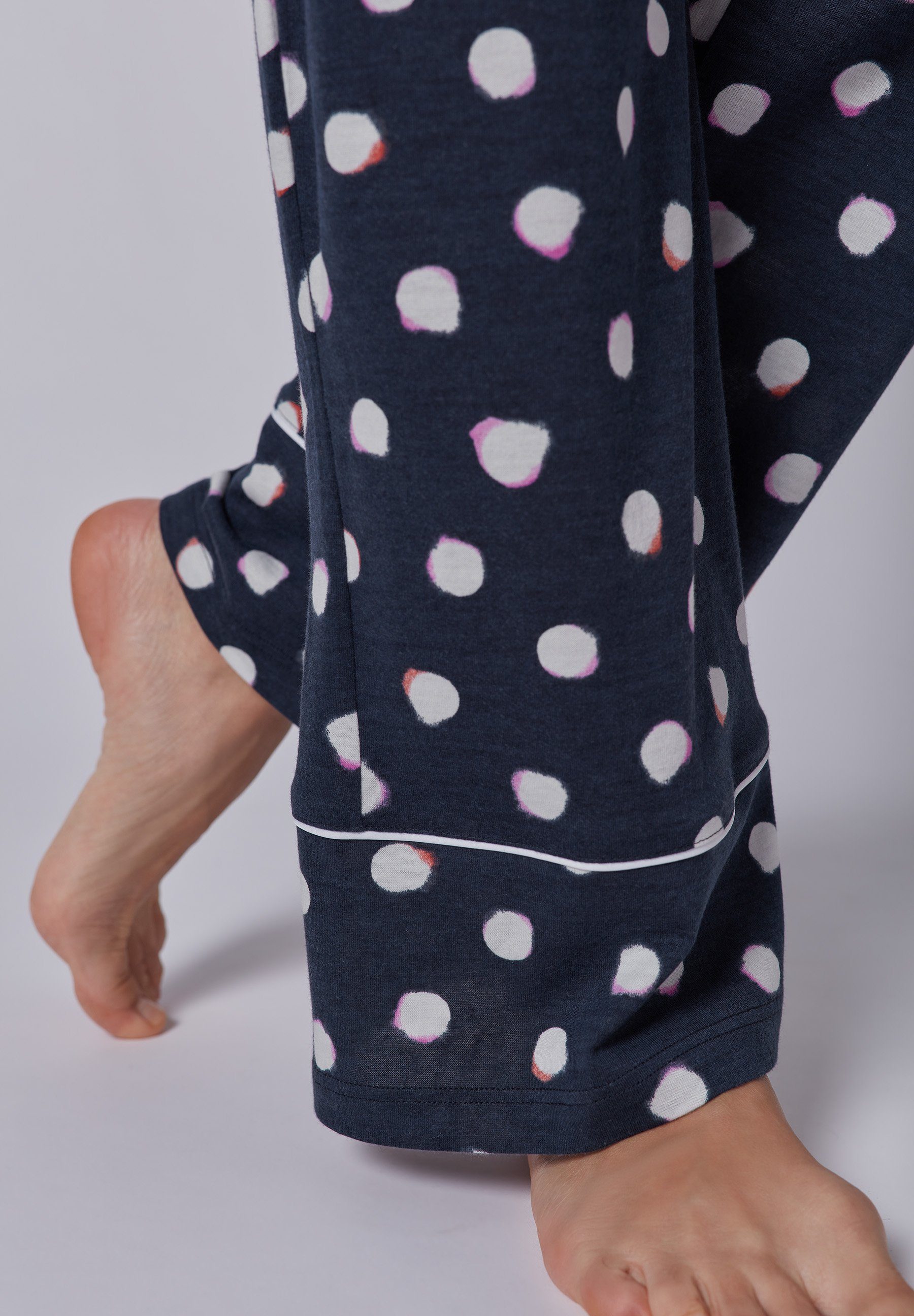 HUBER Pyjamahose Huber Damen Pyjama (1-tlg) Hose Design Modisches