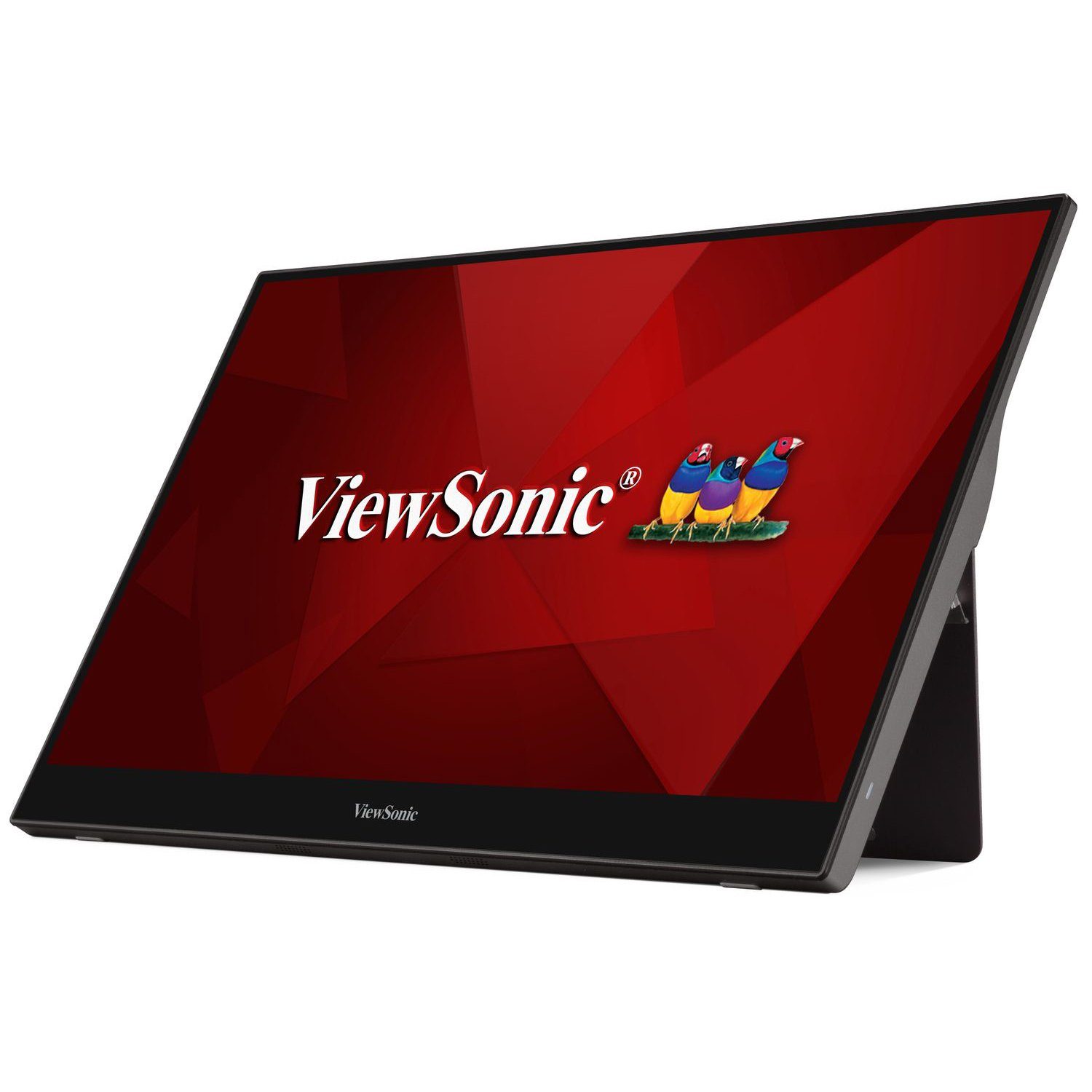 Viewsonic TD1655 Smart Monitor (40.6 cm/16 ", 1920 x 1080 px, 6,5 ms Reaktionszeit, IPS, 16:9, schwarz, touchscreen)