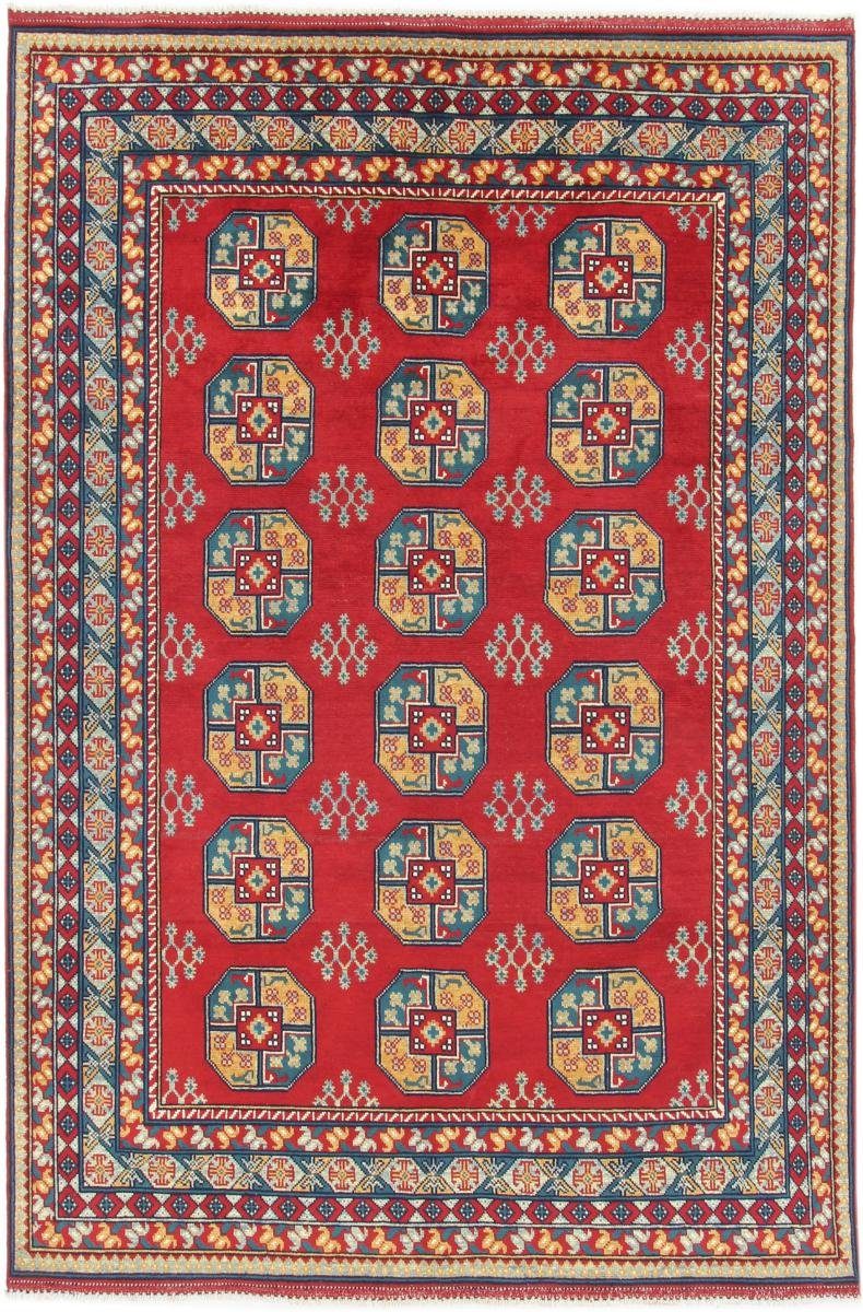 Orientteppich Afghan Akhche 201x304 Handgeknüpfter Orientteppich, Nain Trading, rechteckig, Höhe: 6 mm
