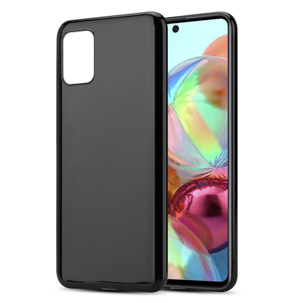 Cadorabo Handyhülle für Samsung Galaxy A71 4G Hülle Samsung Galaxy A71 4G, Hülle TPU Silikon Handy Schutzhülle Slim Transparent Case Cover
