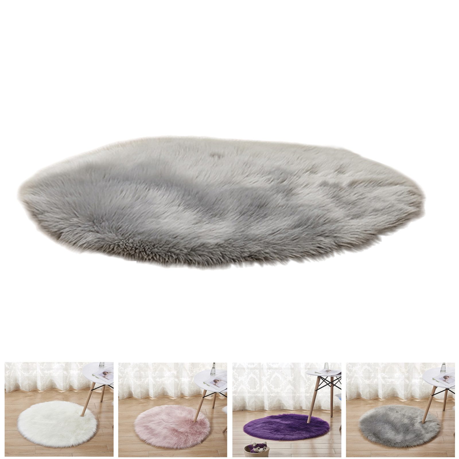 BTTO TEPP Teppich Fellteppich,Kunstfell,Weich, Hochflor Shaggy Teppiche,Run günstig online kaufen