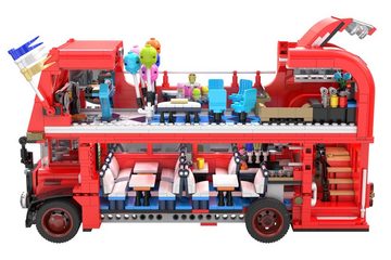 CaDA Konstruktionsspielsteine London Vintage Tour Bus (1770 Teile)