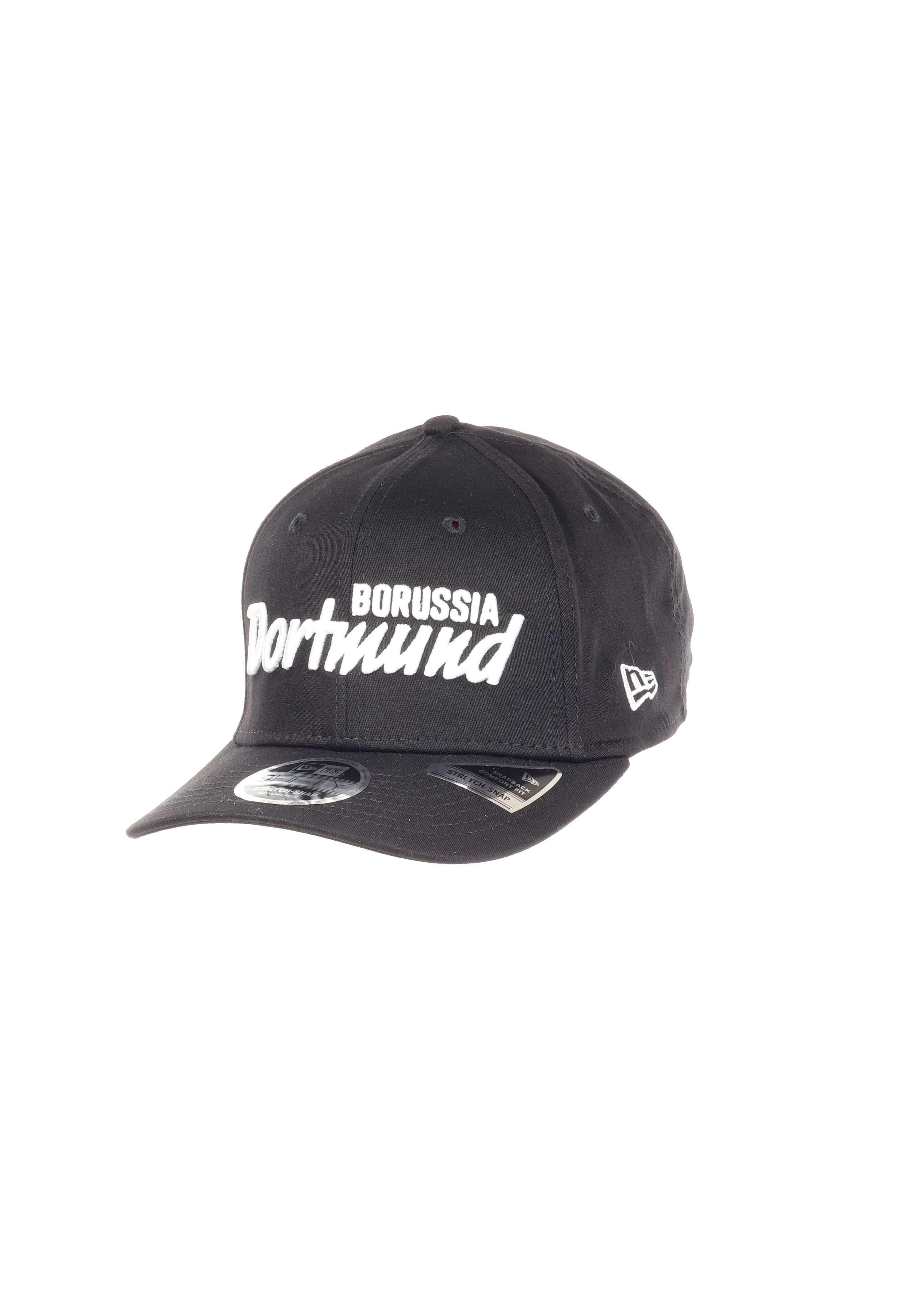 New Era Baseball Cap BVB 09 Borussia Dortmund Schwarz Verstellbare 9Fifty Stretch Snapback (1-St)