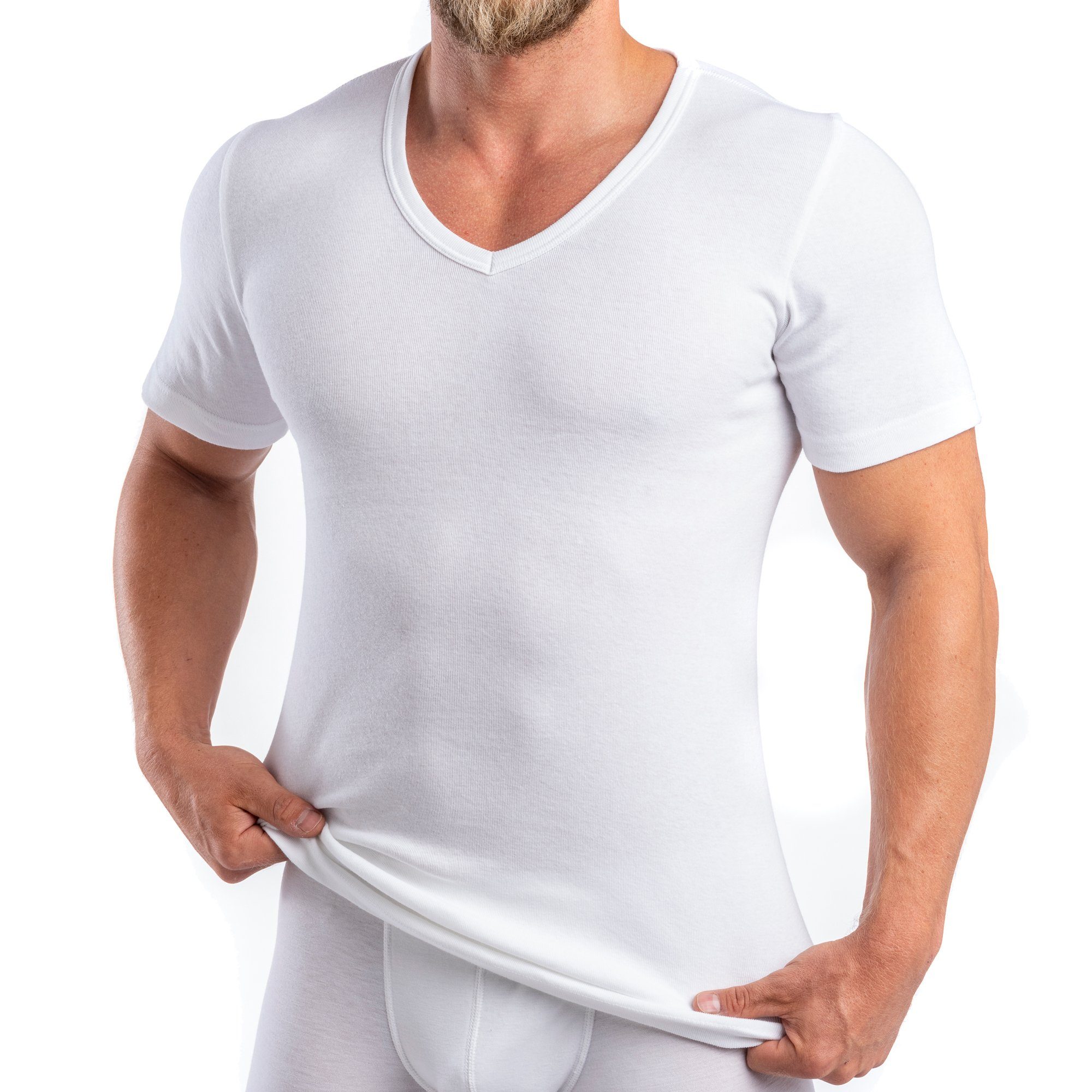 HERMKO Unterziehshirt 554880 Herren kurzarm Shirt günstig online kaufen