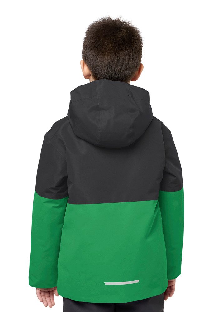 Jack Wolfskin Funktionsjacke TERRAVIEW 2L JKT M fest verbundene Kapuze, 2 Eingrifftaschen, 1 Innentasche