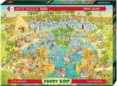 HEYE Puzzle Nile Habitat, 1000 Puzzleteile, Made in Germany