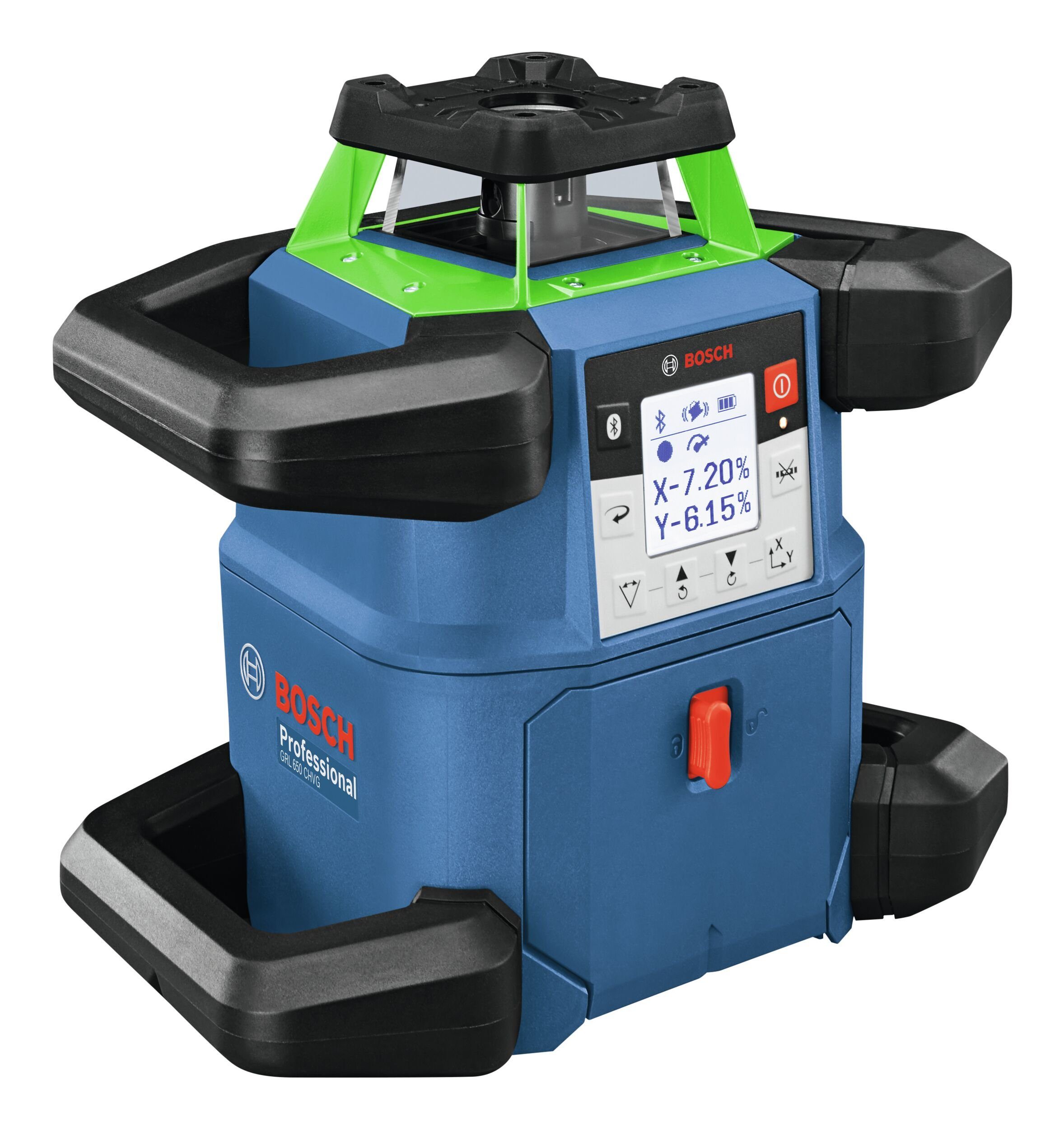 Bosch Professional Punkt- und Linienlaser GRL 650 CHVG, Mit 1x Akku ProCORE 4 Ah, Baustativ BT 170 HD & Messstab GR 50 - im
