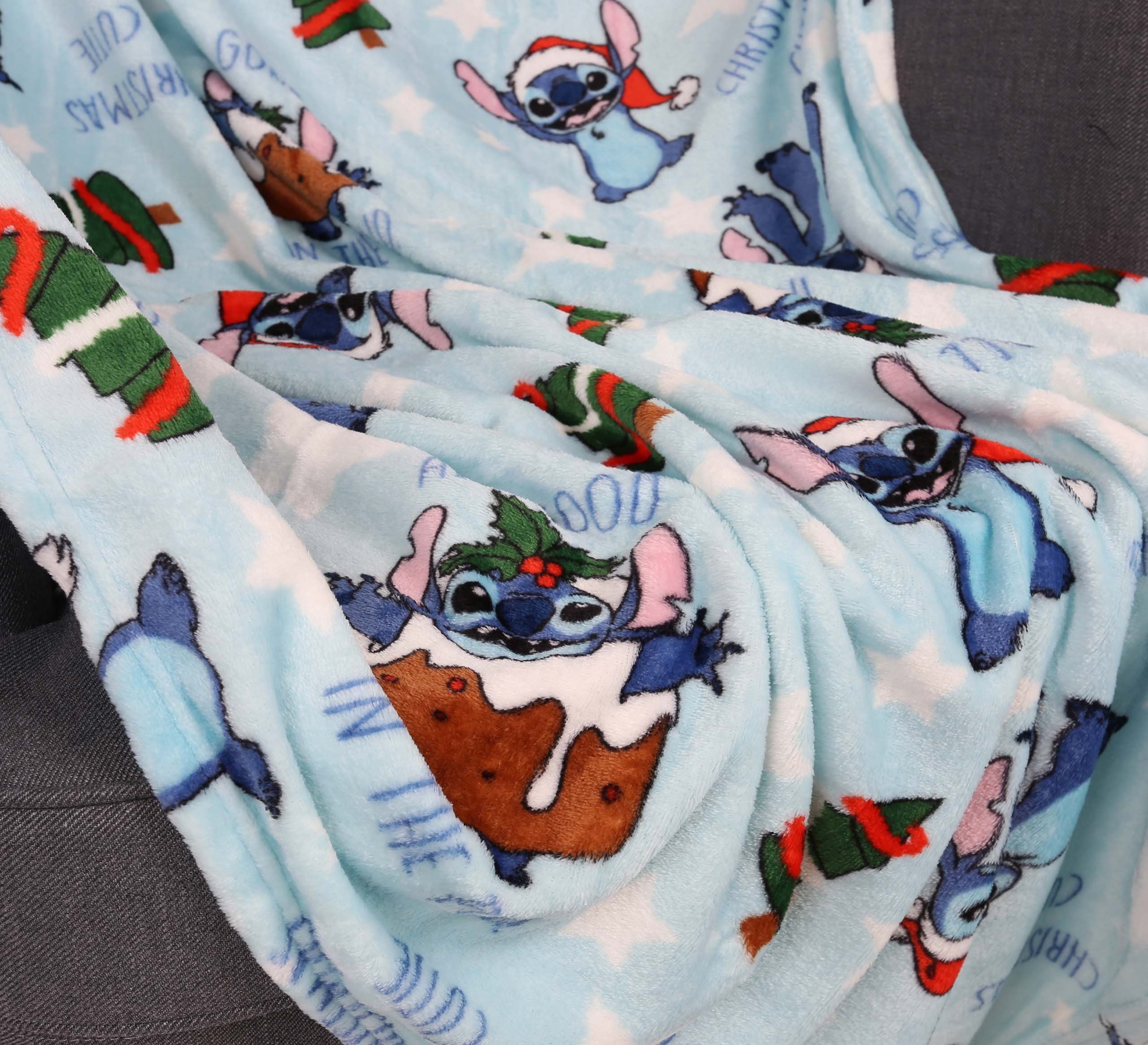 Stitch Tagesdecke Decke, DISNEY Sarcia.eu cm, Weihnachtsdecke 120x150 Blue