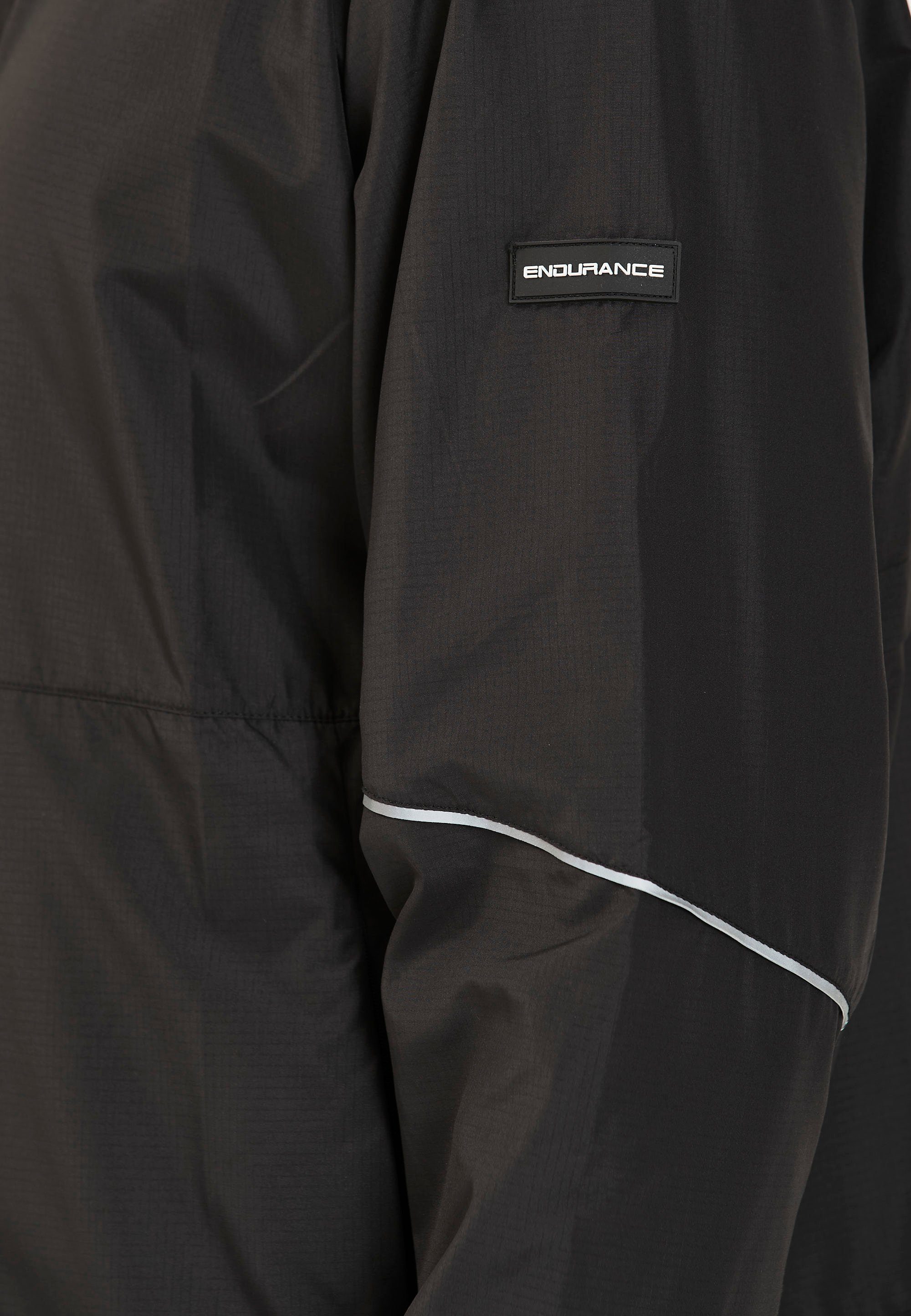 ENDURANCE Laufjacke NOVANT reflektierenden Details Jacket Functional mit M schwarz