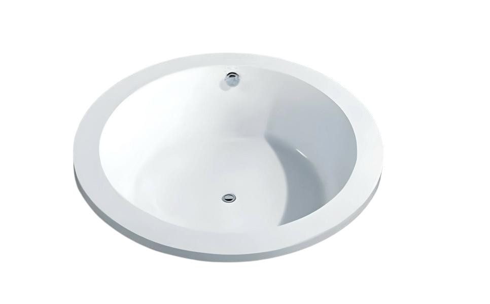 JVmoebel Duschwanne Design Acryl Badewanne Raumsparwanne Komfortwanne, Rund, 1-St., Made in Europa