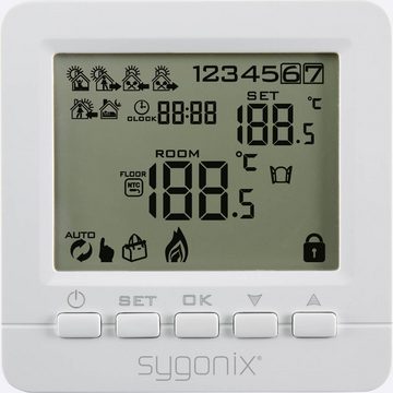 Sygonix Raumthermostat Programmierbares Heizungsthermostat, digital