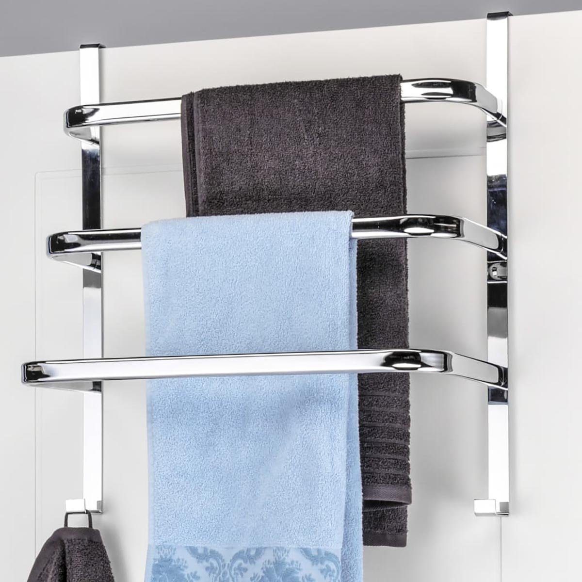 Wohnmöbel, Vorhangschiene Türen für Handtuchhalter Badezimmer sauber halten DOTMALL
