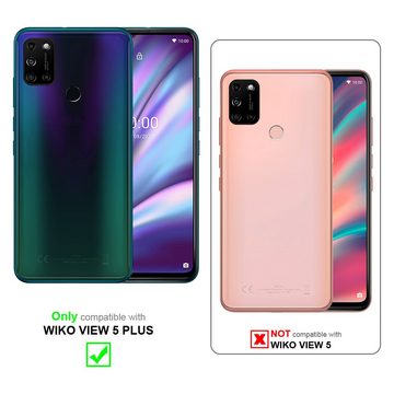 Cadorabo Schutzfolie WIKO VIEW 5 PLUS, (3-St), 3x Vollbild Schutzglas Panzer Folie (Tempered) Display-Schutzglas