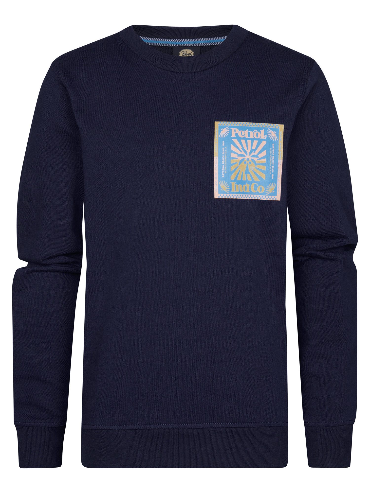 Sweatshirt Sweater mit Rückenaufdruck Surfviewstone