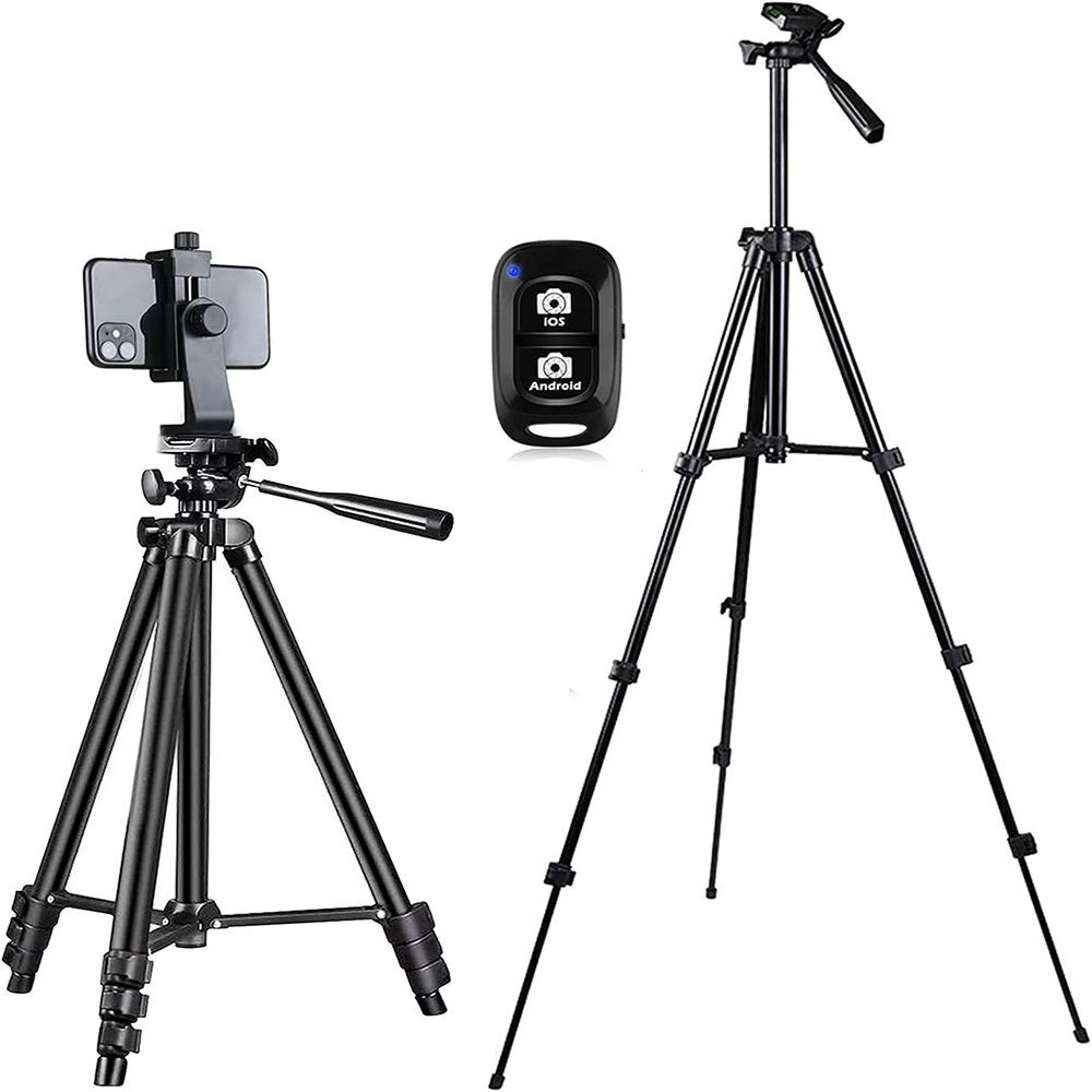 GelldG Selfie-Stick Handy Stativ Mini Stativ für Smartphone und Kamera  Stative