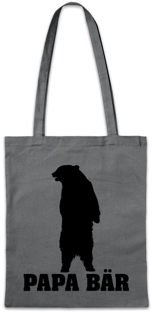 Beuteltasche Papa Bär Stofftasche Papi Vater Vatertag Männertag Bester Fun Dad