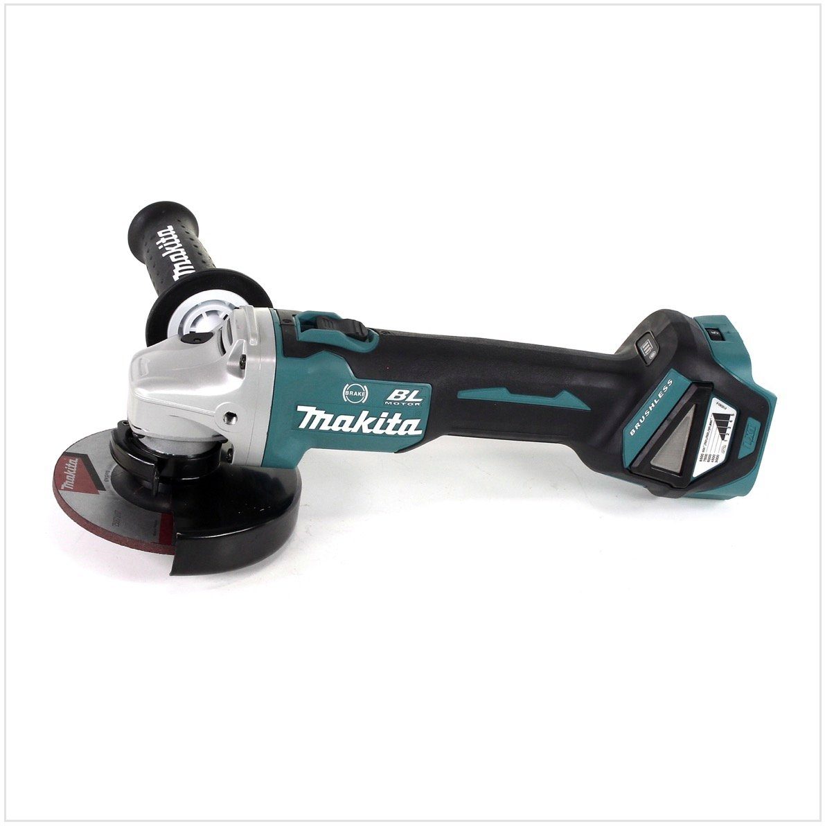 Makita Akku-Winkelschleifer DGA 513 ZJ Akku Winkelschleifer 18V 125mm Brushless Solo + Makpac