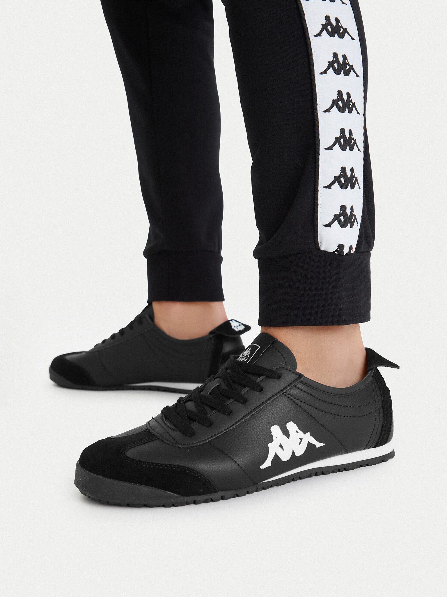 Kappa Kappa Herren-Sneakers Schwarz EO-1490036A(M Sneaker