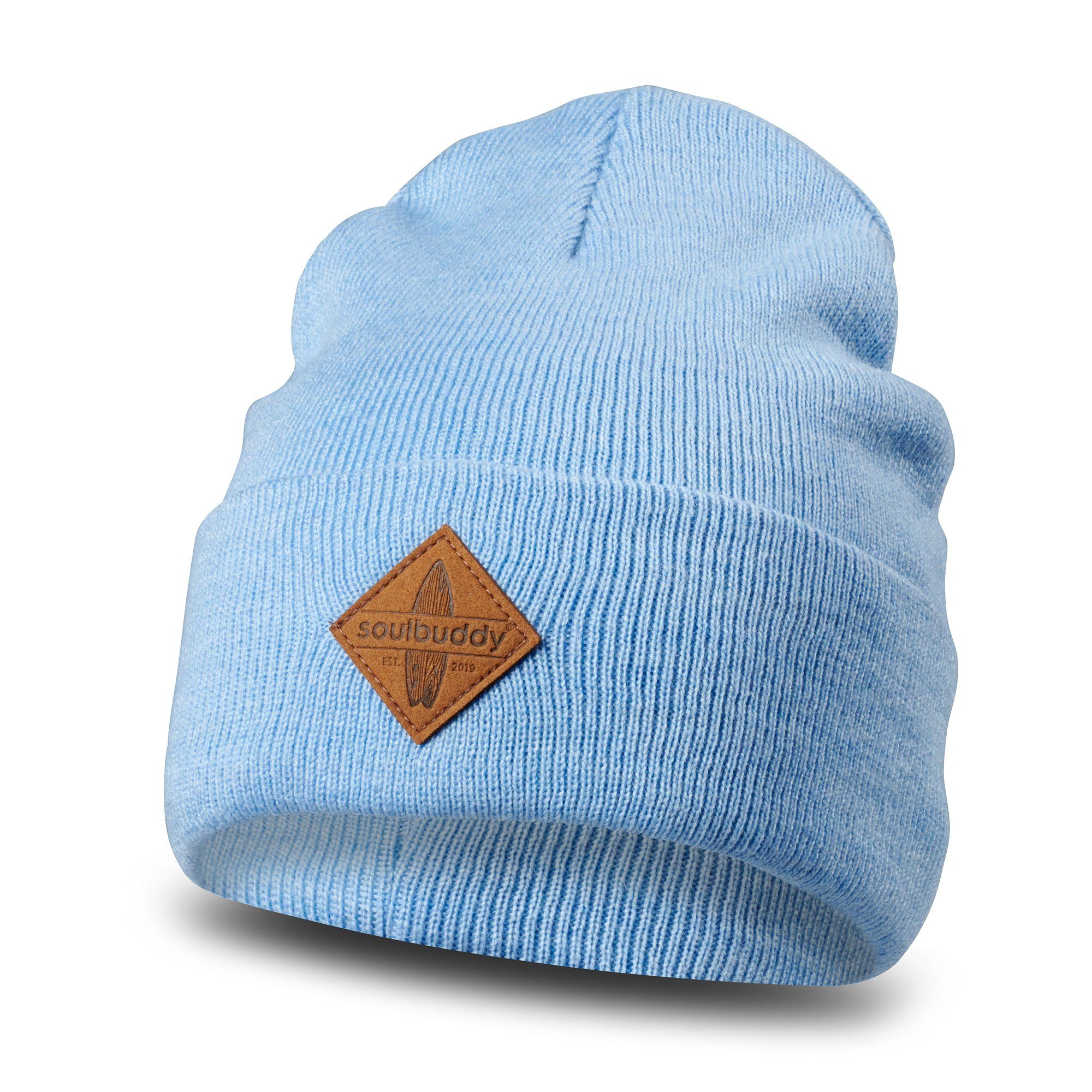 Soulbuddy Beanie Mütze Kinder, Mädchen & Jungen, Kindermütze, Strickmütze (in 3 Kids Größen verfügbar) OEKO-TEX® Standard 100 zertifiziert)