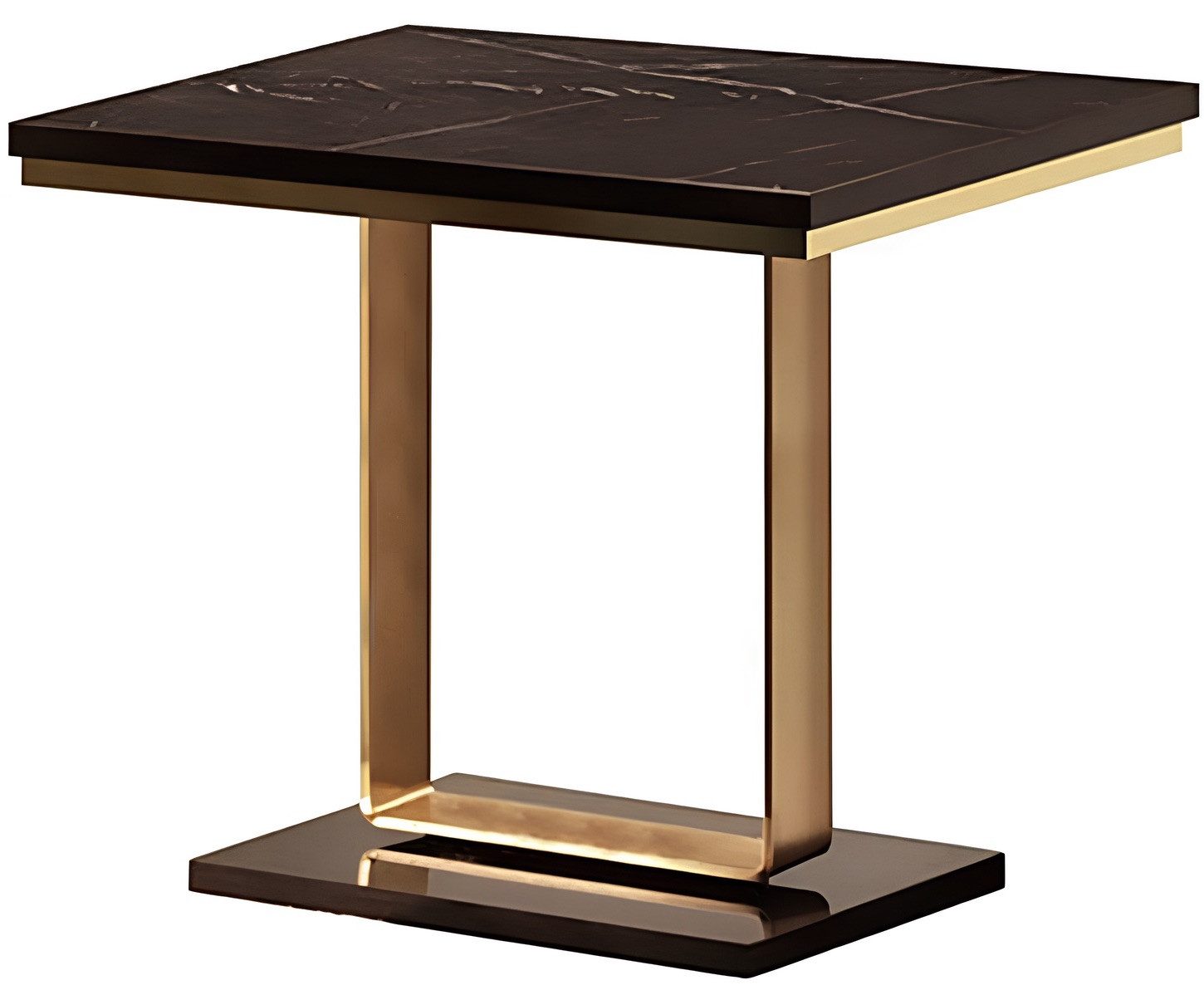 Xlmoebel Beistelltisch Eleganter Barocktisch aus hochwertigem Holz (1-St., Beistelltisch), Hergestellt in Italy