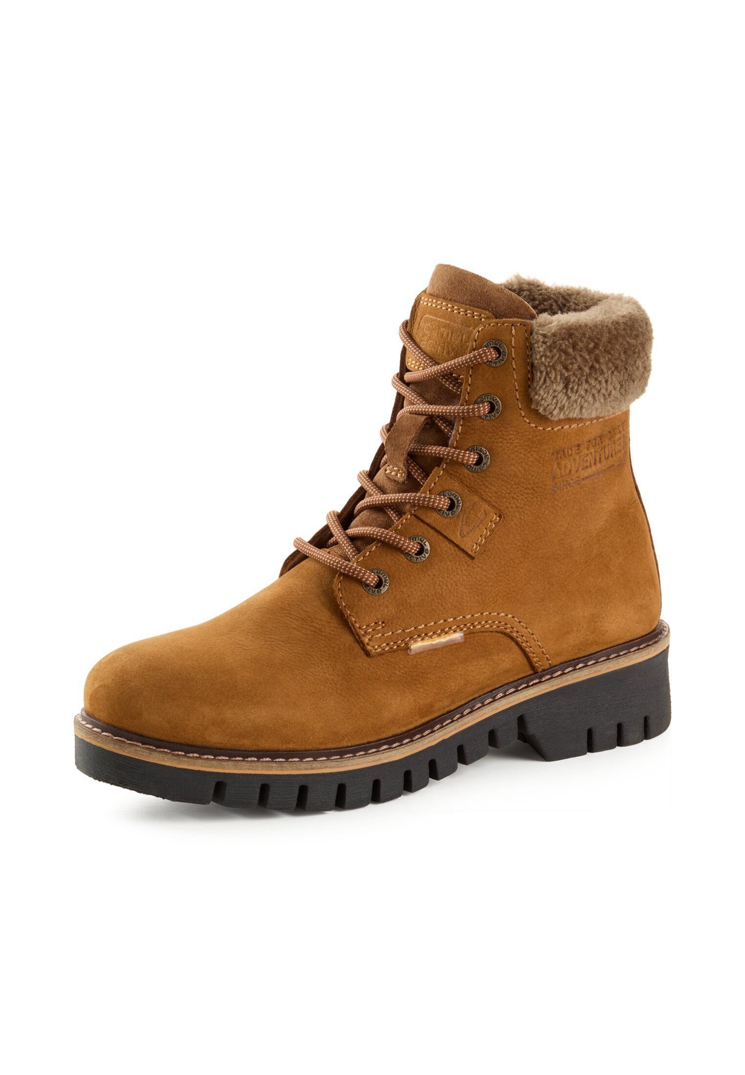 camel active mit Seitenzipper Schnürstiefel günstig online kaufen