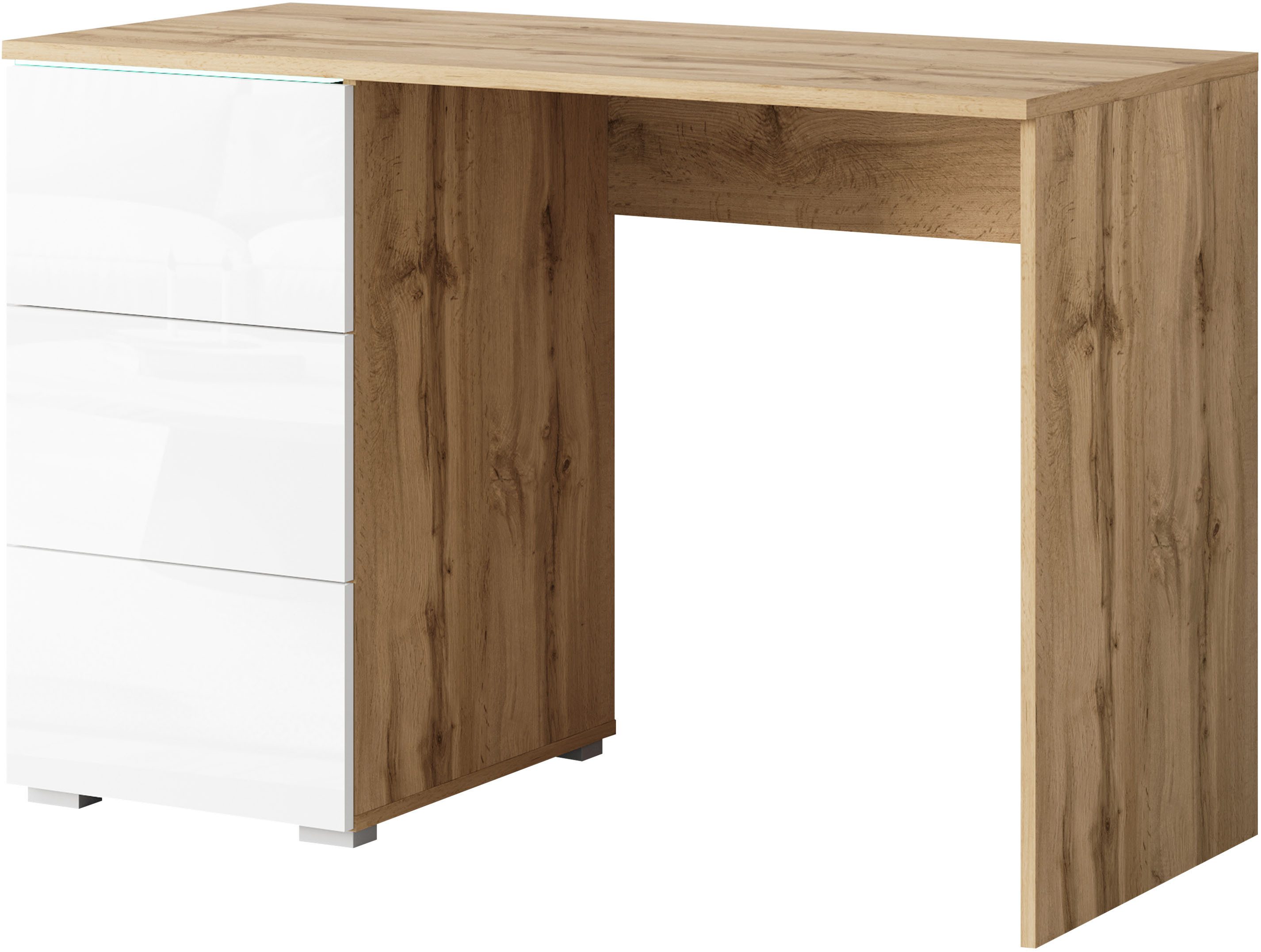 INOSIGN Schreibtisch Vera, Computertisch mit LED-Beleuchtung (1-St), Modern günstig online kaufen